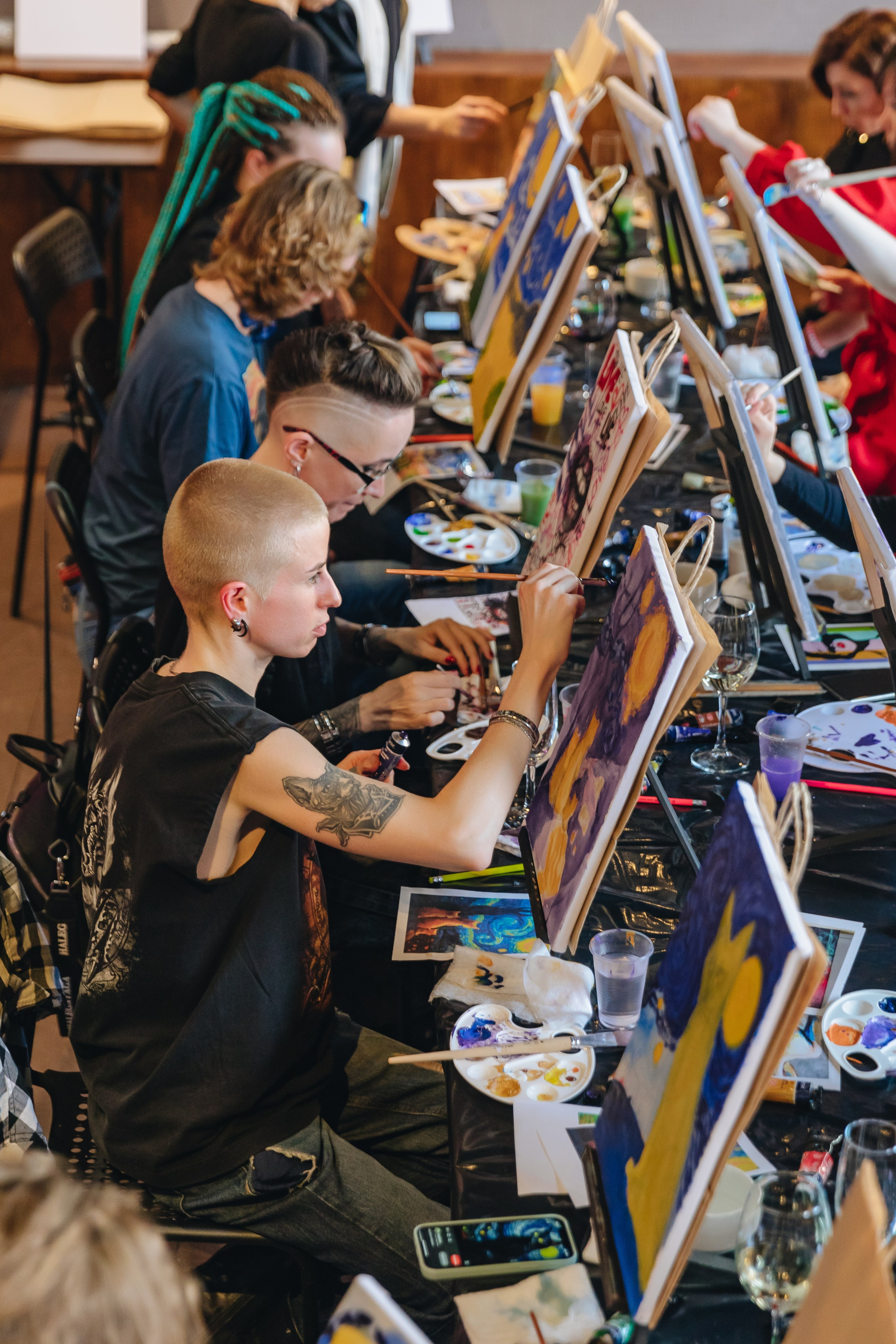 Арт-вечеринка. Семейный фотограф в Санкт-Петербурге Ева Маркова