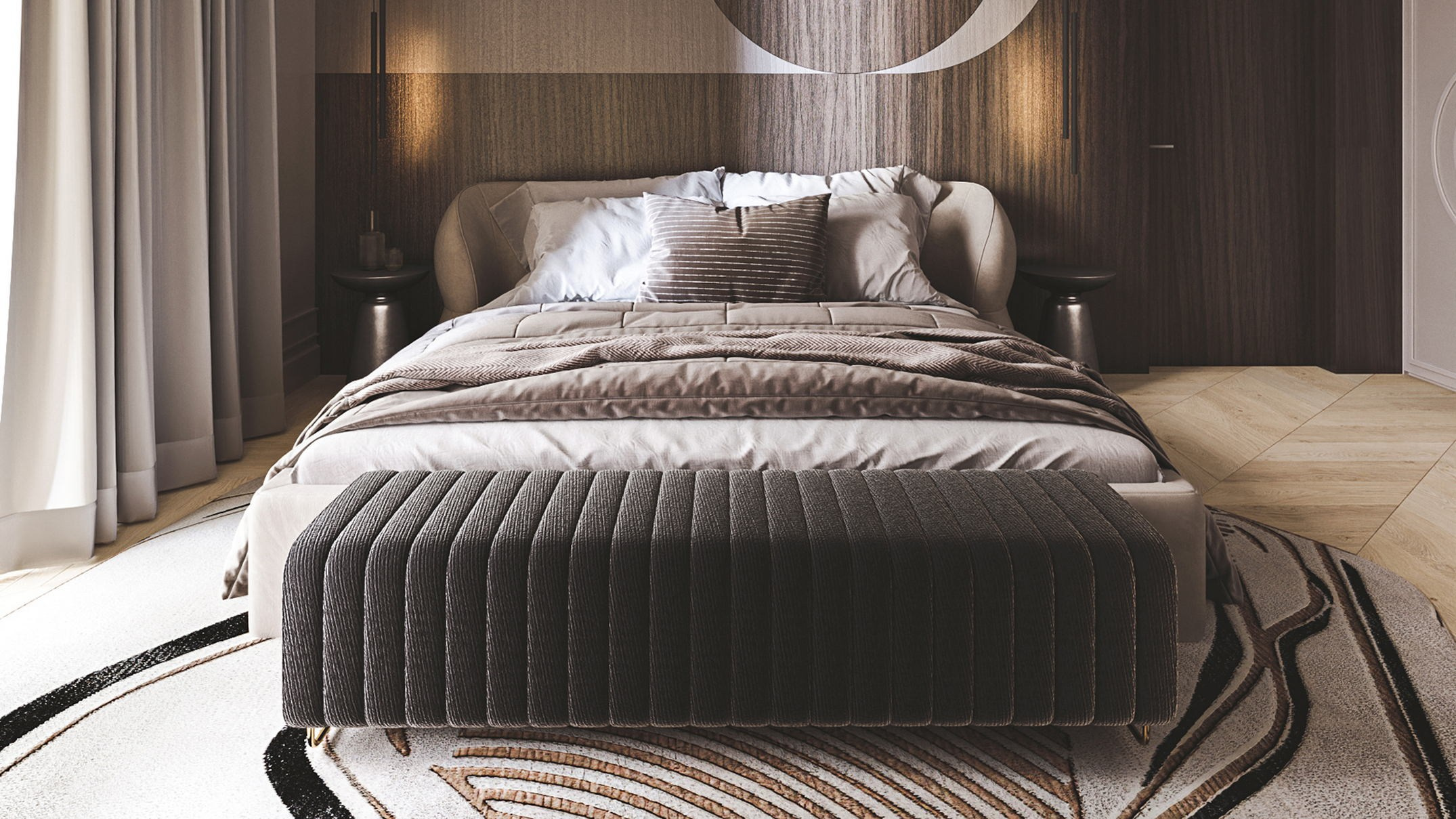 Cosmos Selection Arbat Apartments дизайн апартаментов. RED ROBOT DESIGN
