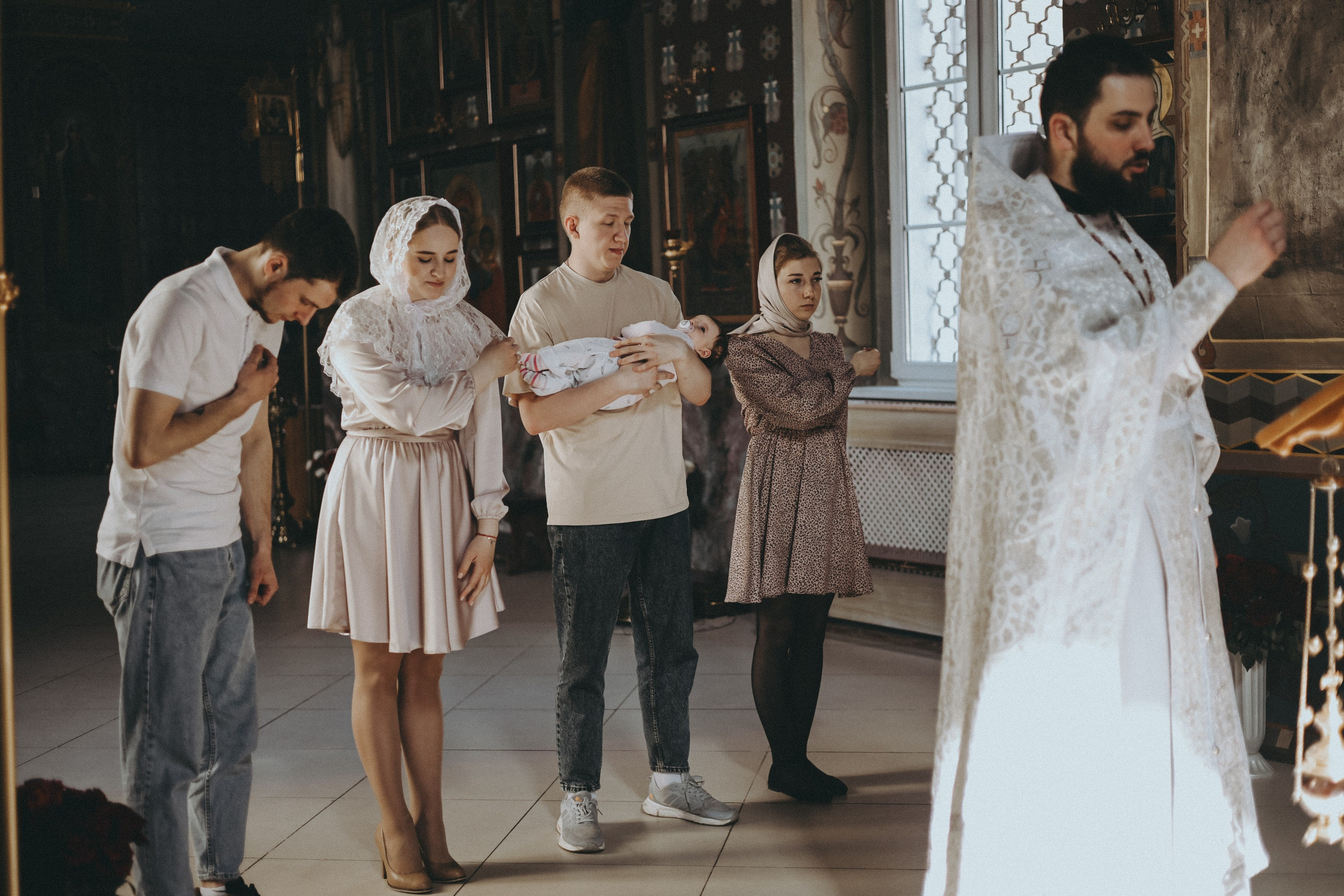 Крещение Агаты. Фотограф Мария Лаенко