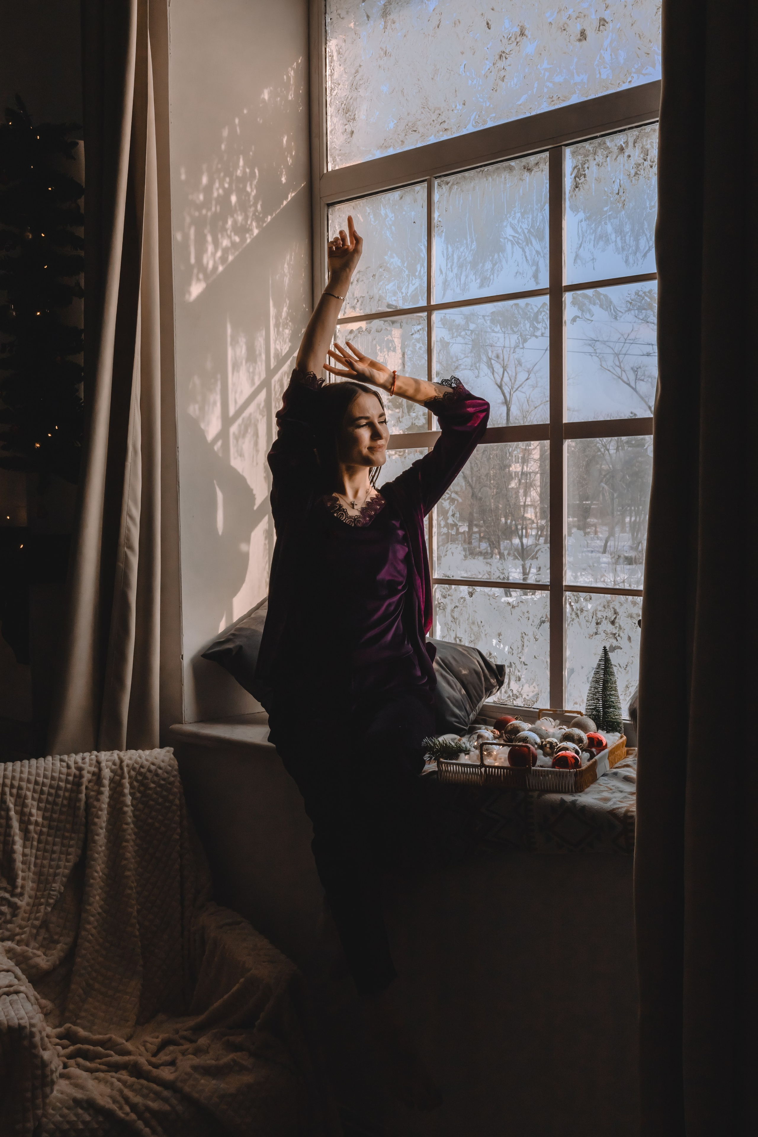 Лера. Индивидуальная новогодняя фотосессия. Фотограф во Владивостоке. Юрганова Анна