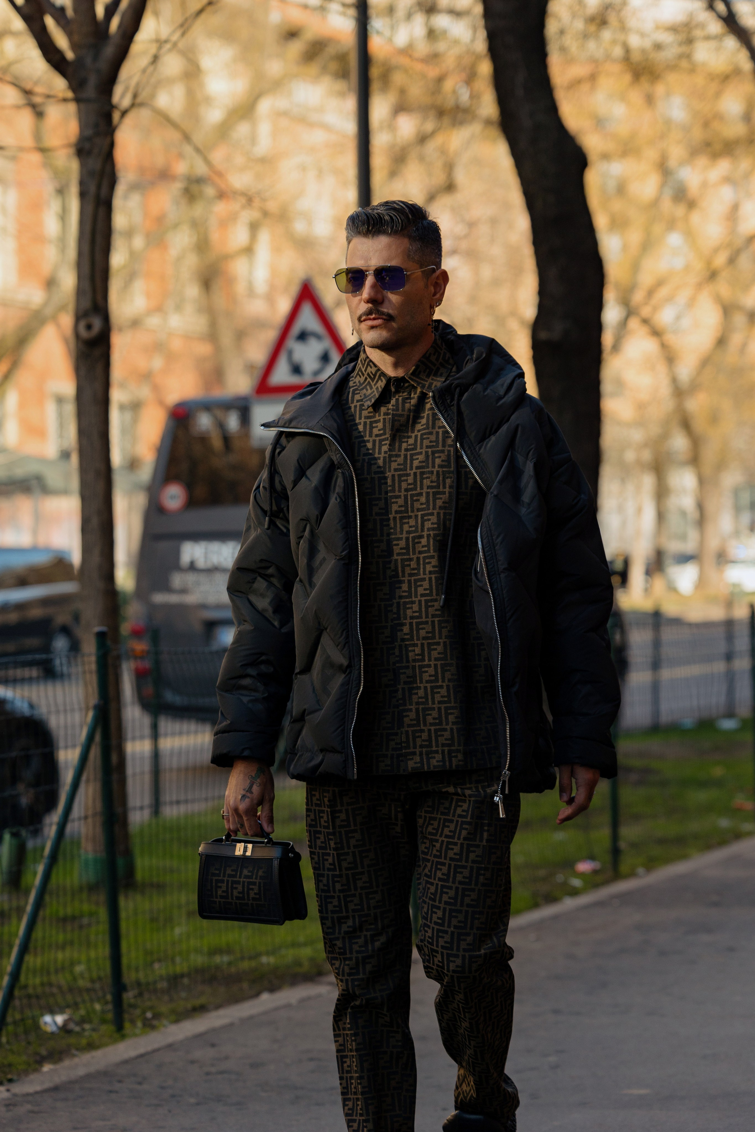 Milan Mens fashion week FW 24/25 FENDI. Photographer in Milan Ivan Goncharov