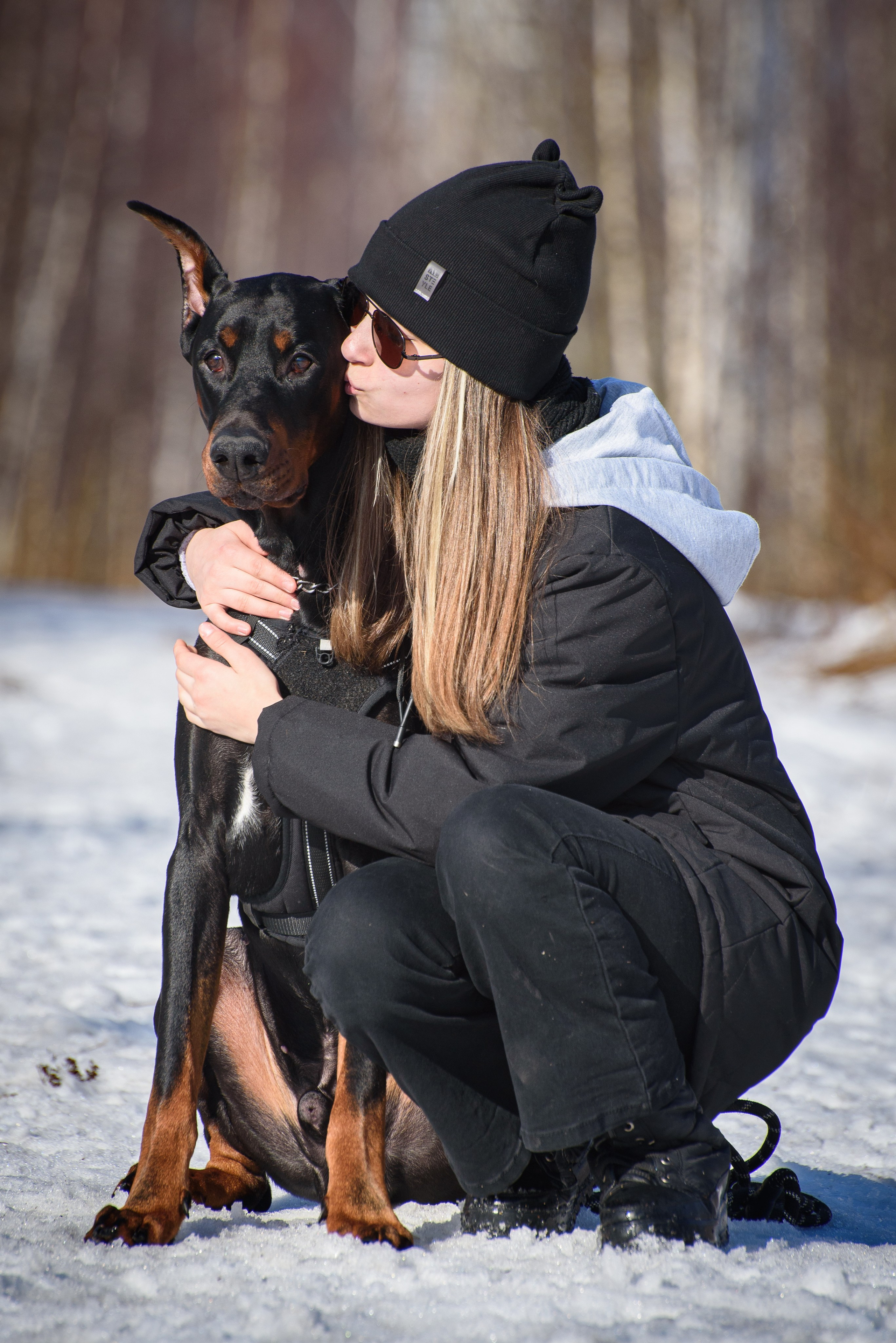 Фотосессию с любимчиком — доберманом. Фотограф Макс Огурцов в Нижнем Новгороде