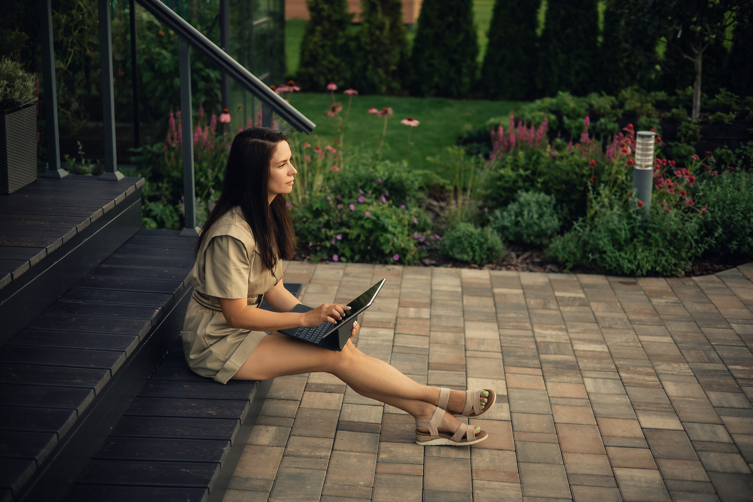 Съемка для ландшафтного архитектора Елизаветы Образцовой. Фотограф в Москве Наталья Спиридонова