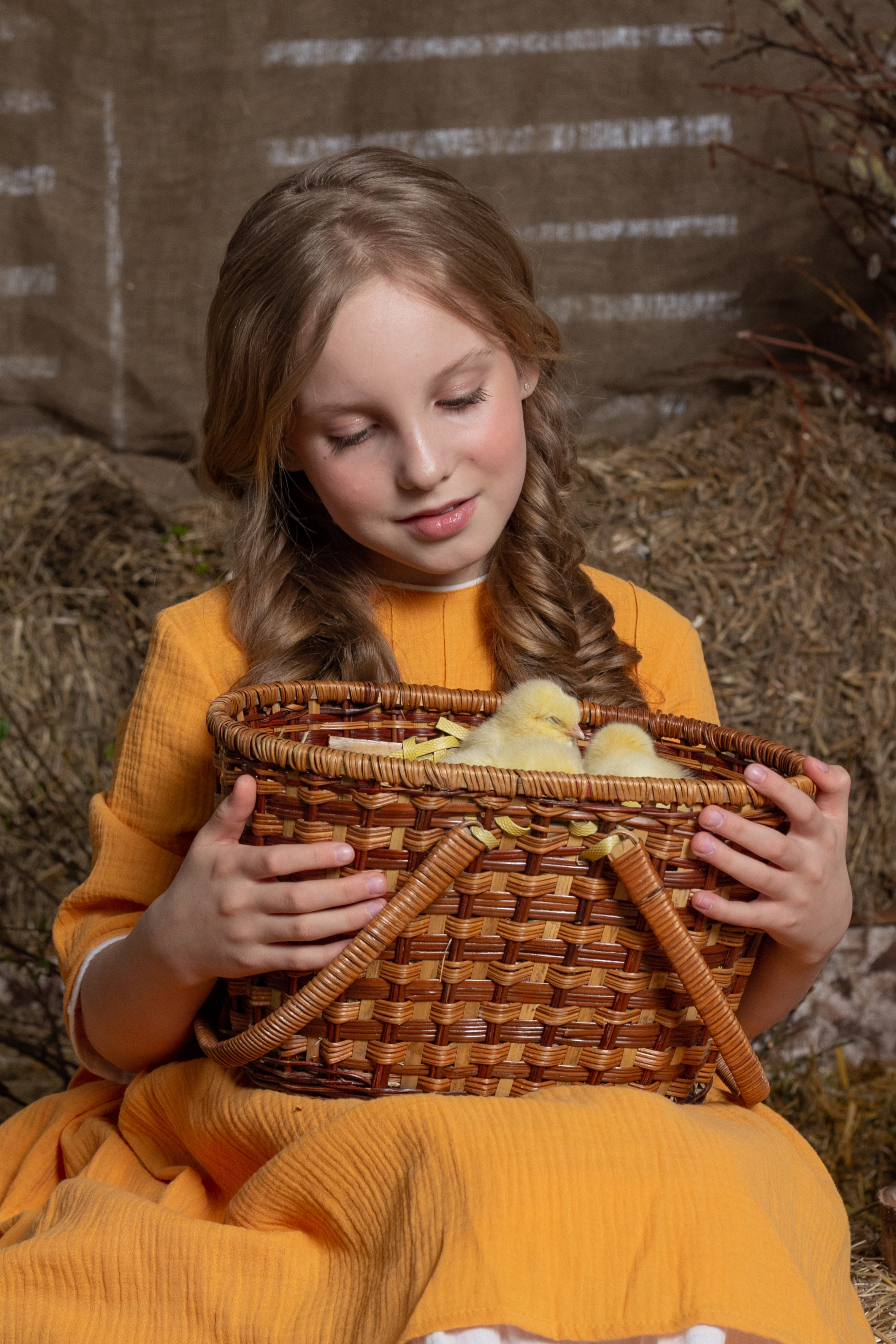 Пасхальная детская сьемка. Фотограф Екатерина Голицына