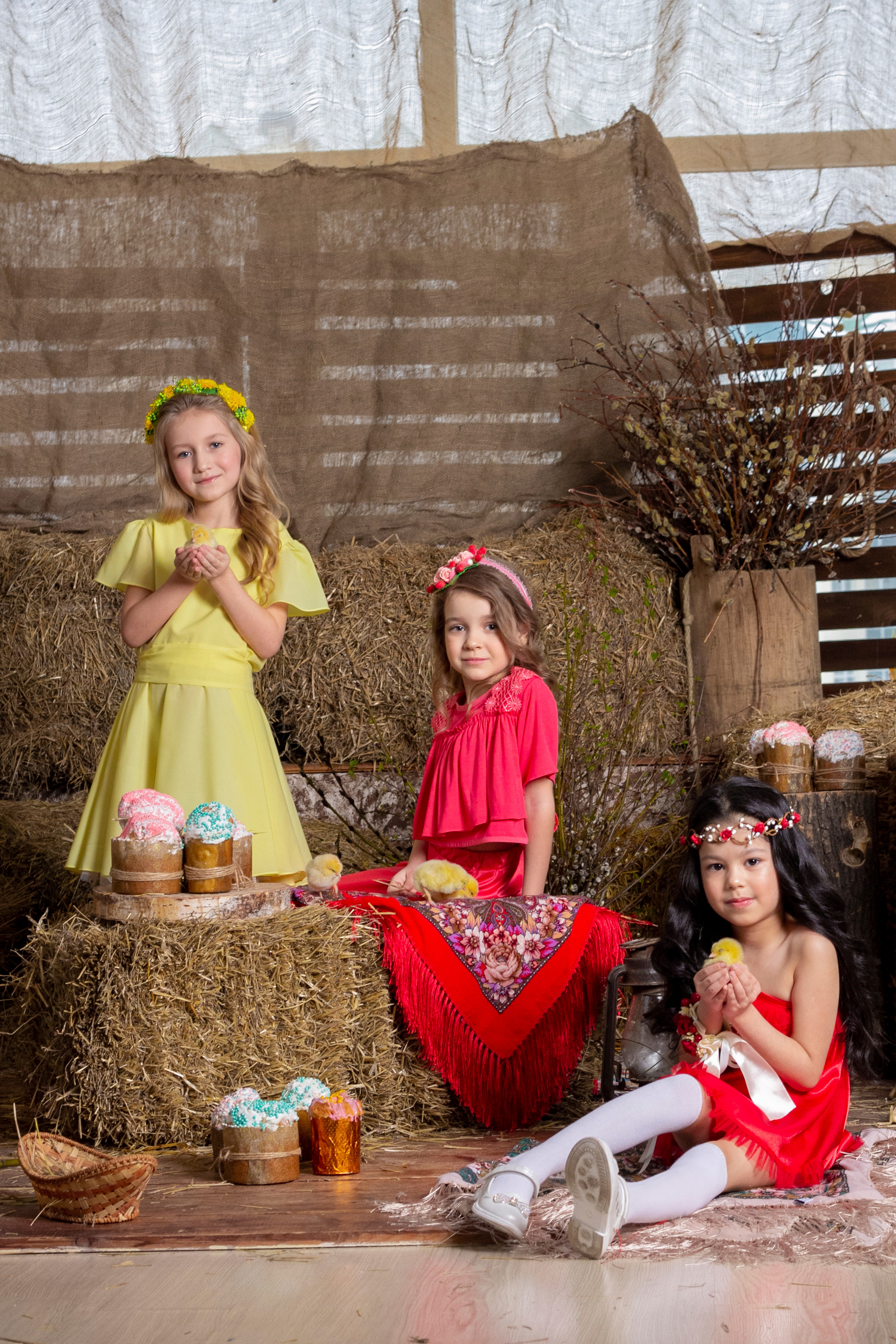 Пасхальная детская сьемка. Фотограф Екатерина Голицына