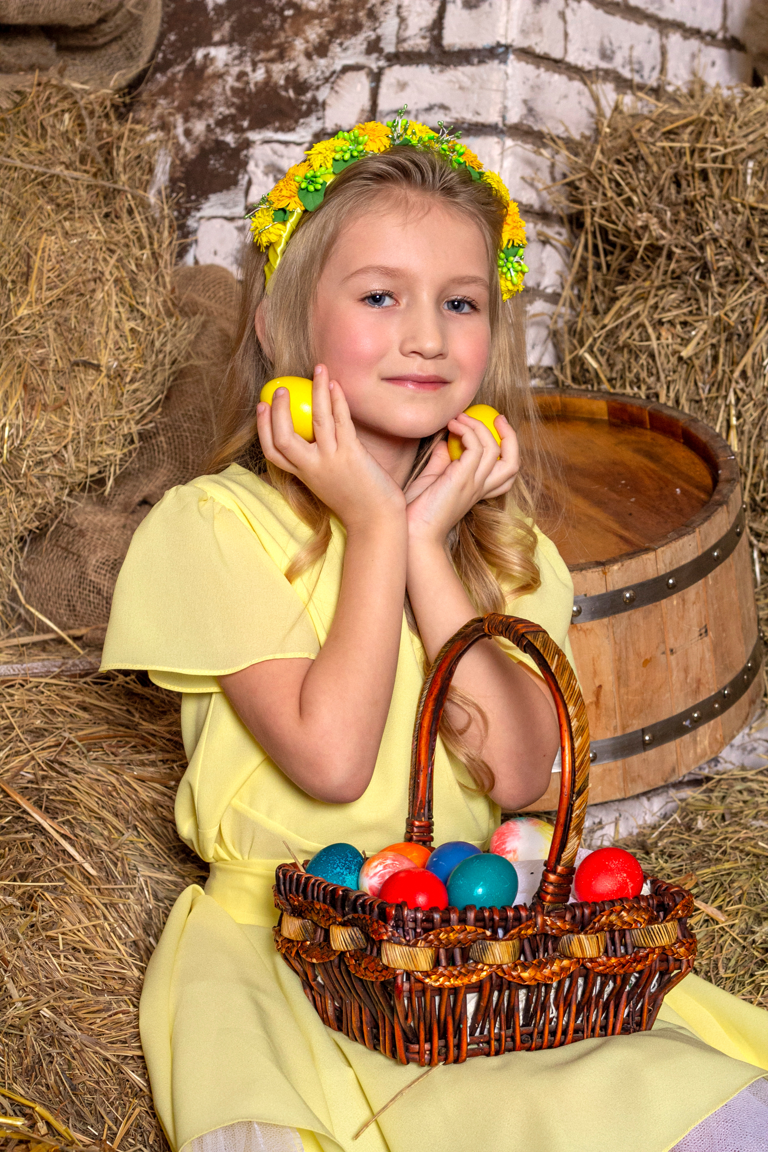 Пасхальная детская сьемка. Фотограф Екатерина Голицына