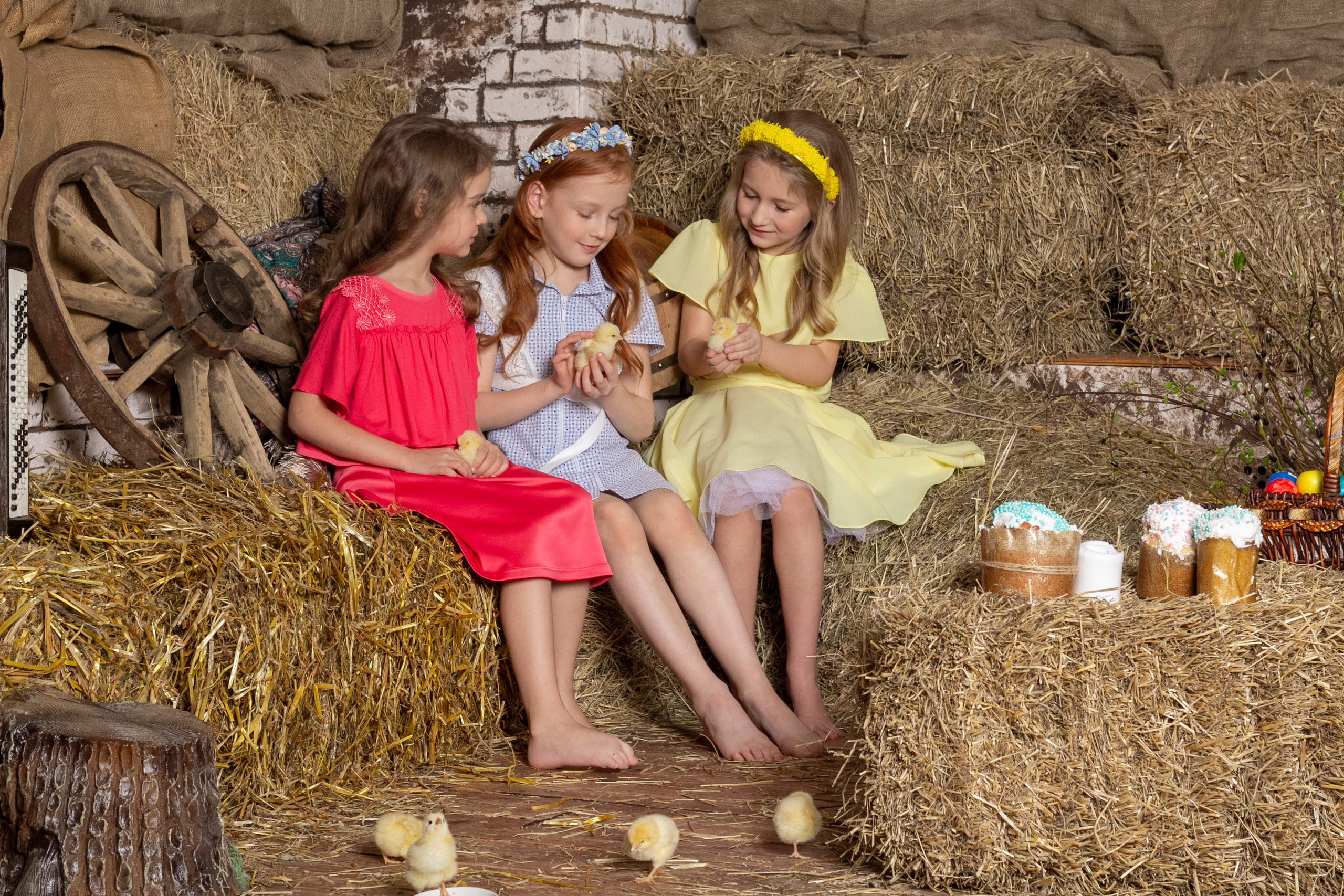 Пасхальная детская сьемка. Фотограф Екатерина Голицына