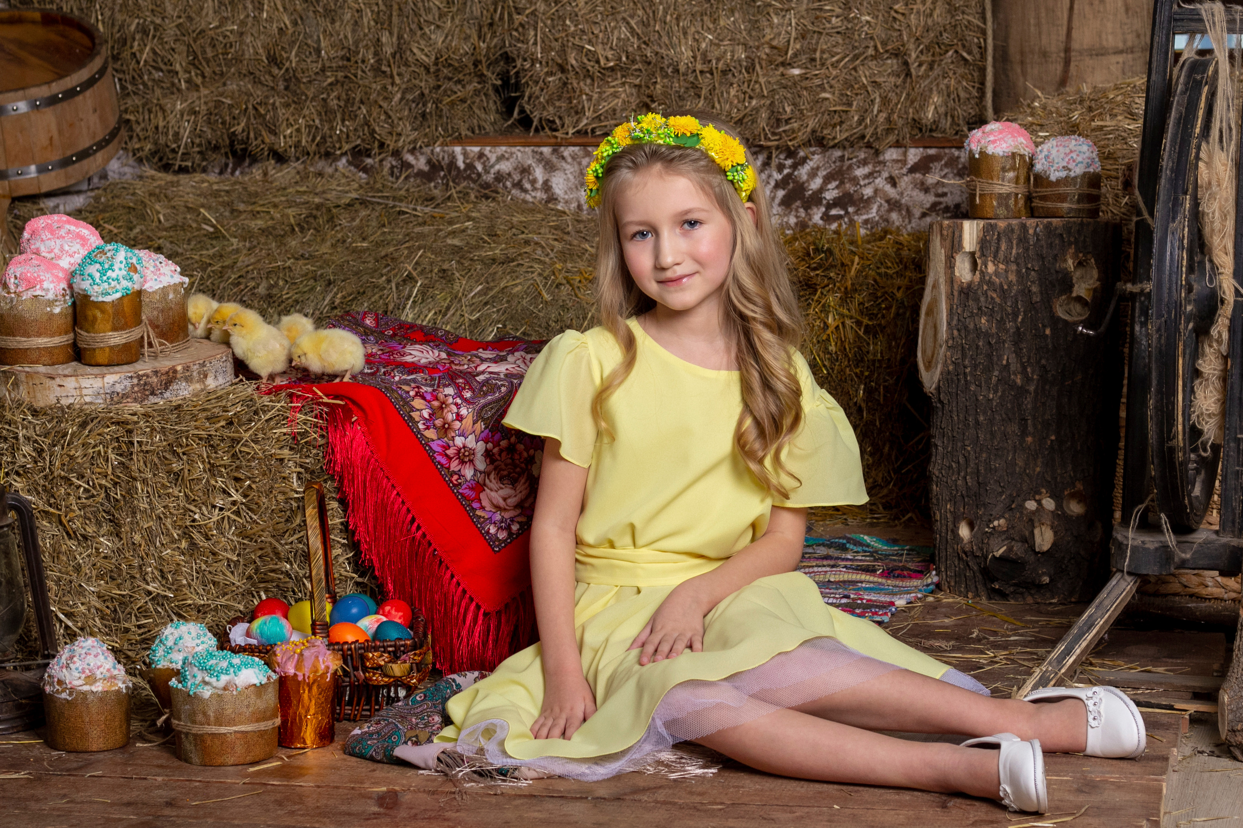Пасхальная детская сьемка. Фотограф Екатерина Голицына