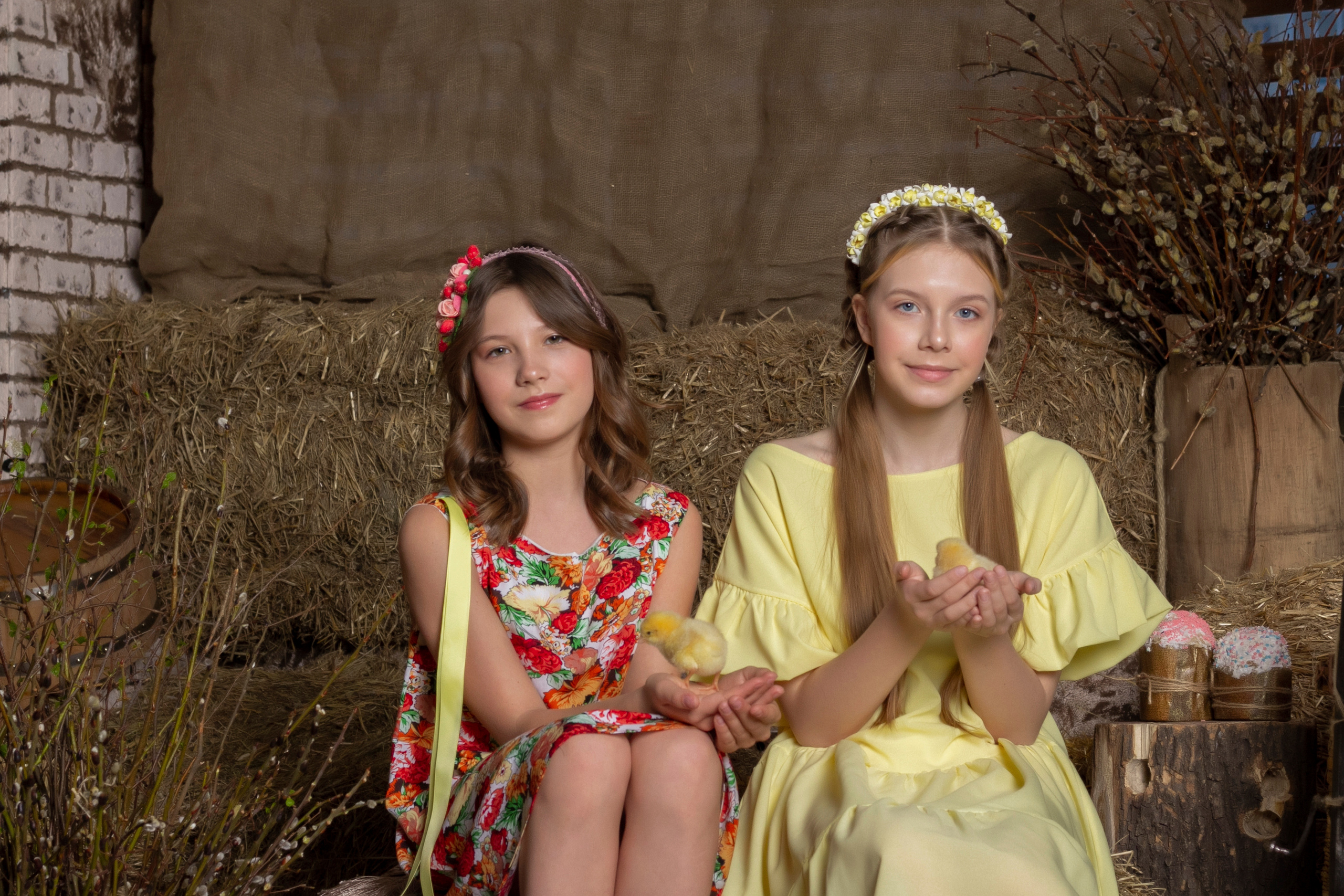 Пасхальная детская сьемка. Фотограф Екатерина Голицына