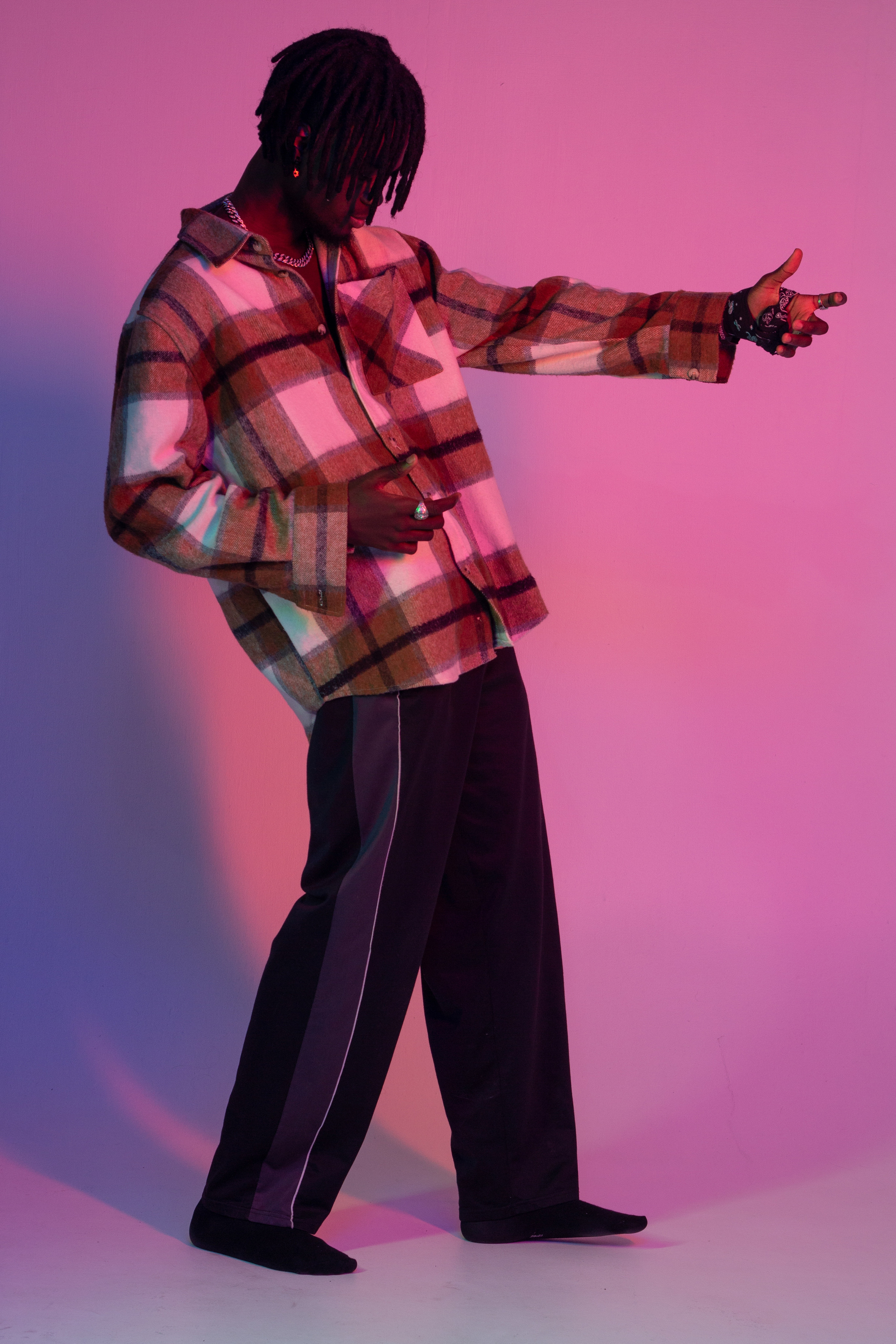 Мужской портрет с цветными фильтрами. Фотограф Екатерина Голицына