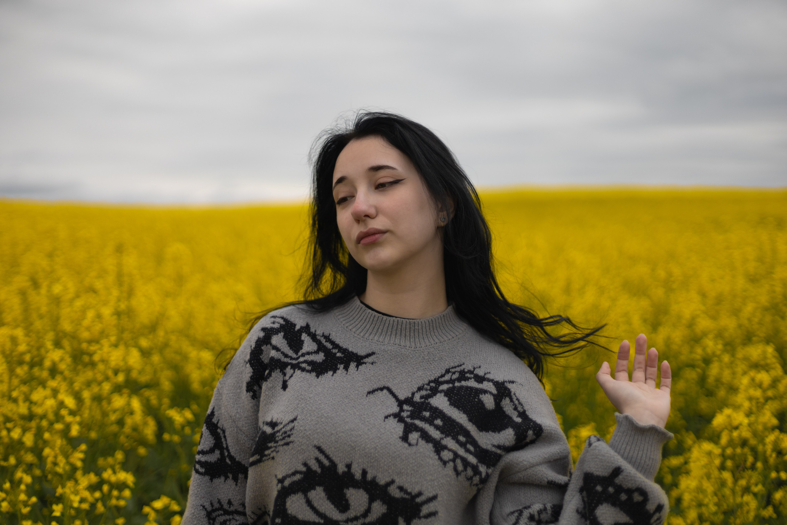 Полина Л — (Рапсовое поле). — Digital Noise —