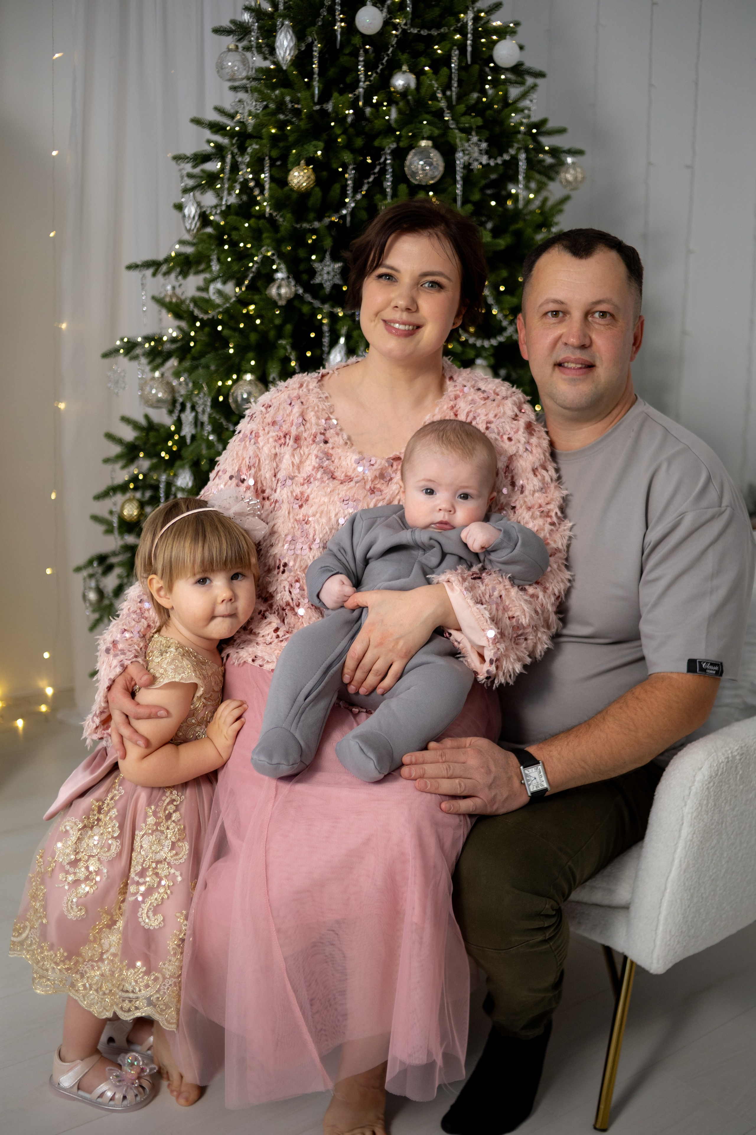 Мария с семьей. Семейный фотограф Гульцовская Екатерина