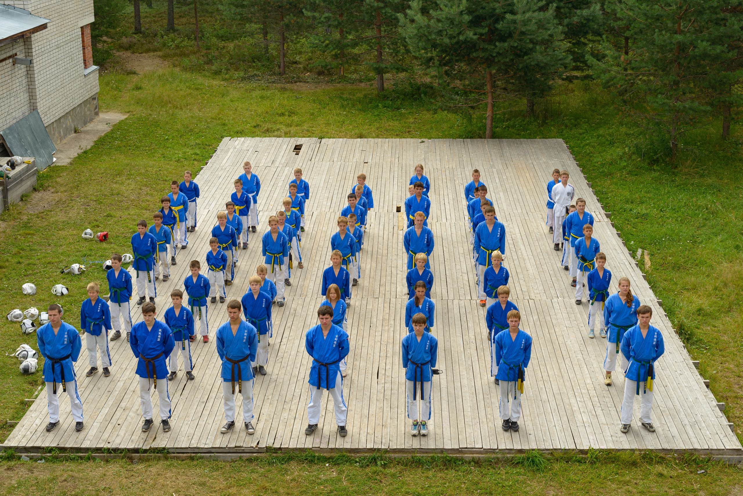 Летние тренировочные сборы Школы Боевых Искусств «МОН» 2013, тренировка