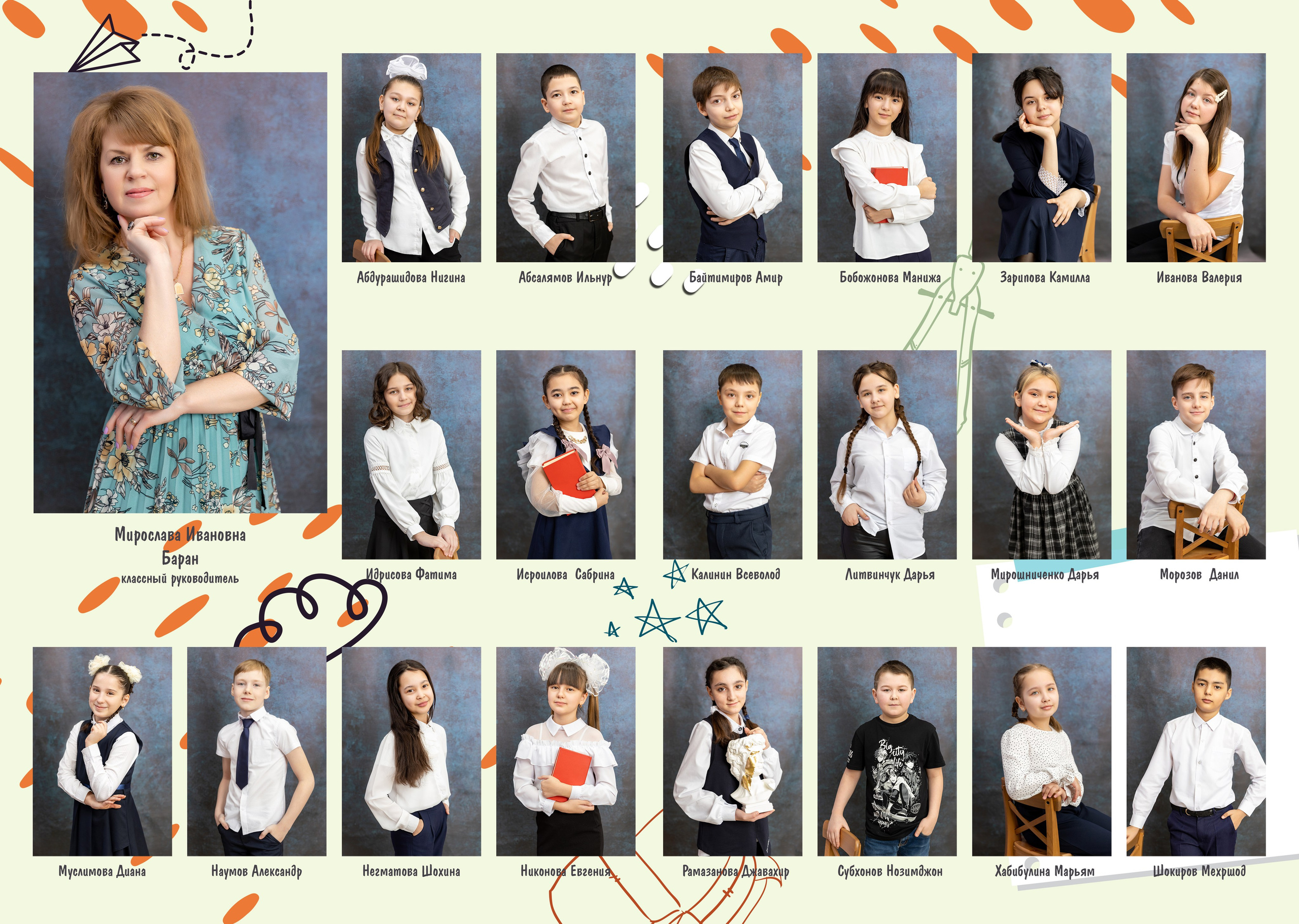 Альбом на 2 разворота (4 стр.). Фотограф Радужный ХМАО, Школьный фотограф, семейный фотограф, выпускной альбом