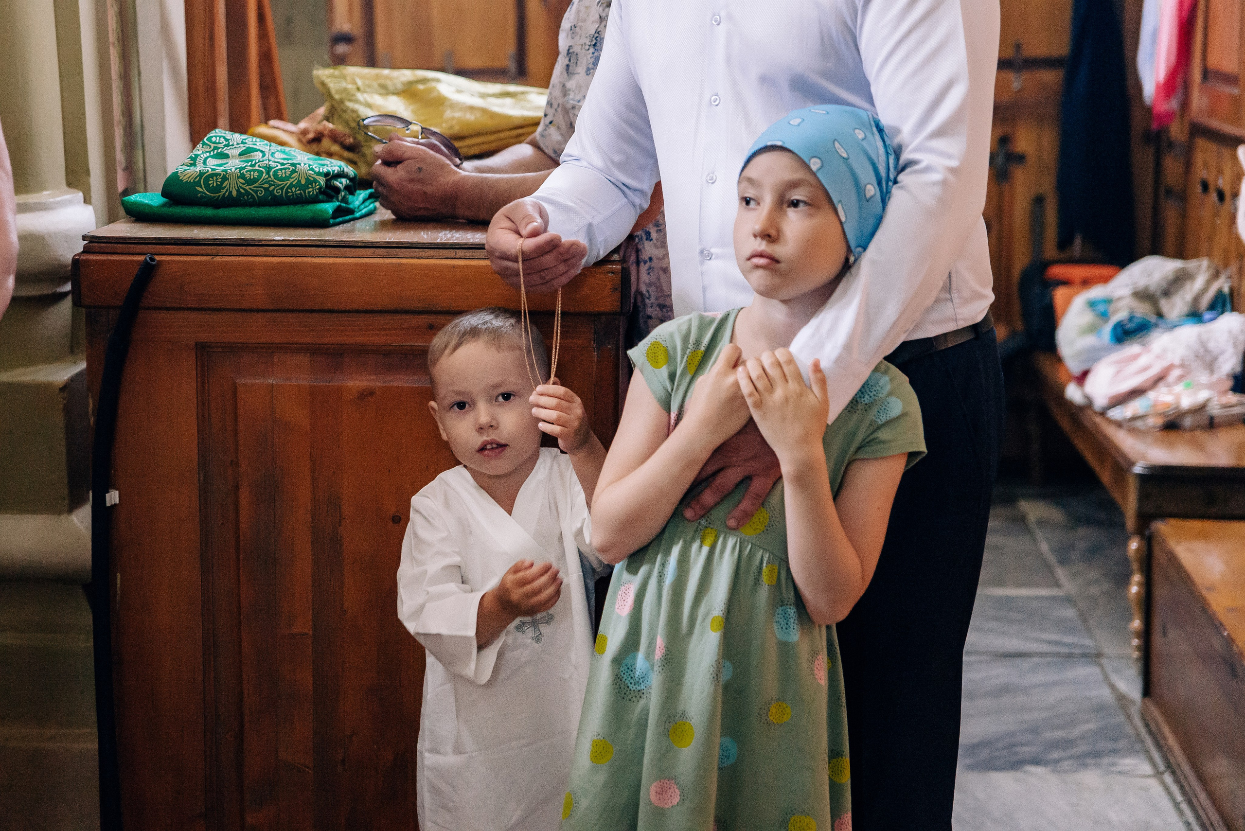 Таинство крещения Маргариты и Ивана. Фотограф — МАРИЯ МЕДВЕДЕВА