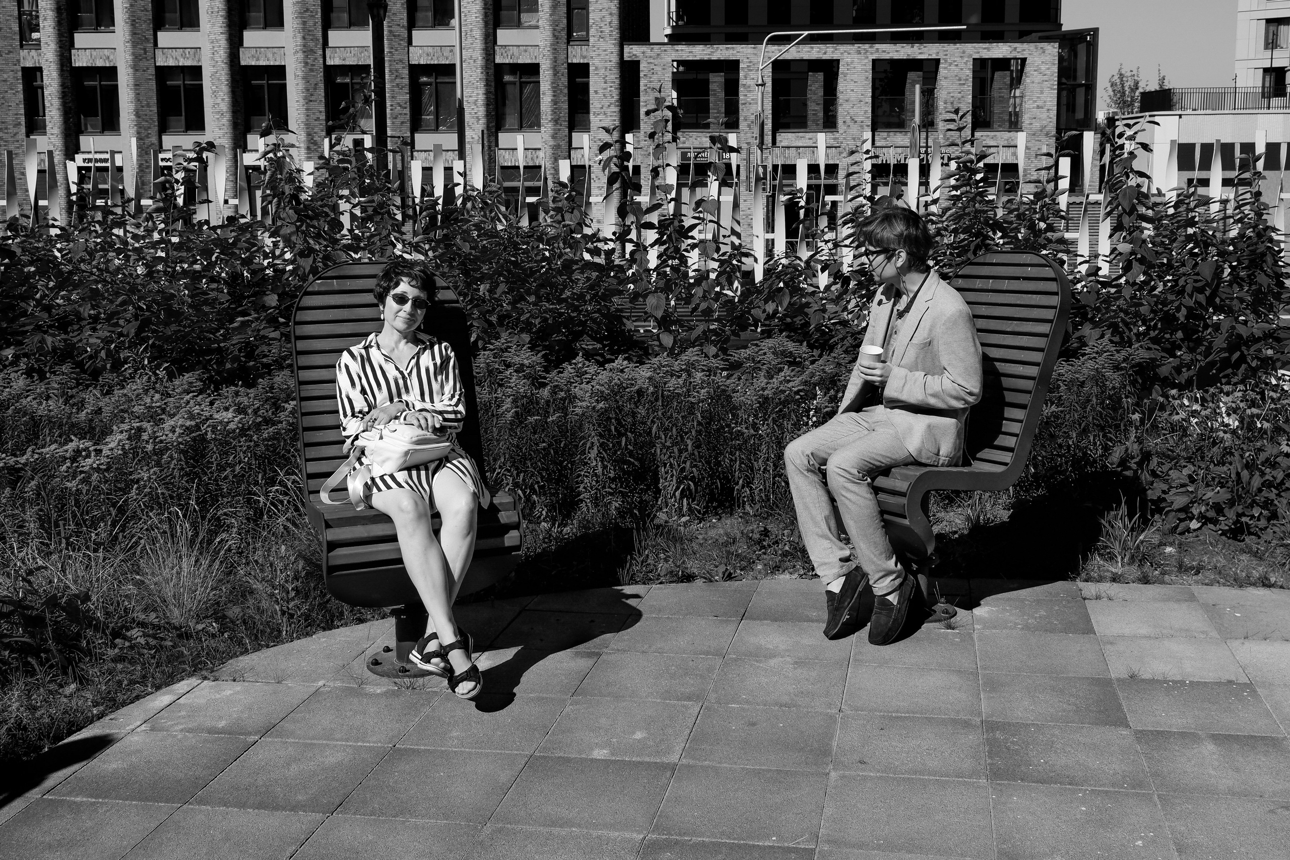 Пресс-тур благоустройства жилого комплекса Nagatino i-Land от Бюро А4. Михаил Мулач | Архитектурный фотограф