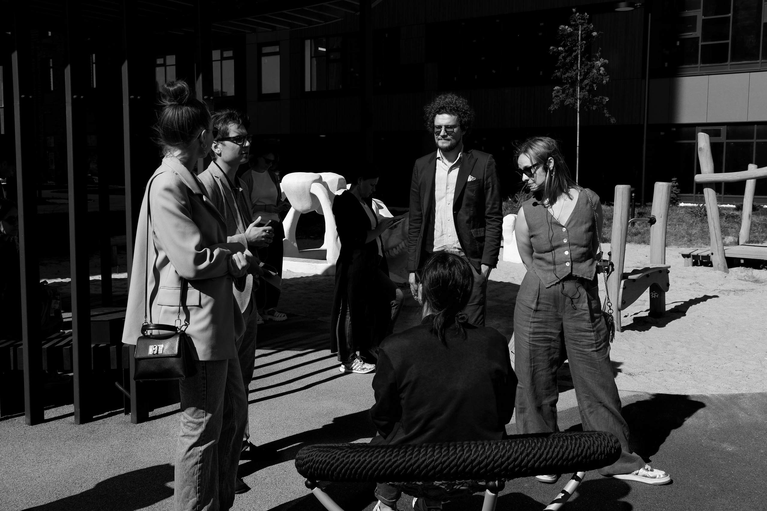 Пресс-тур благоустройства жилого комплекса Nagatino i-Land от Бюро А4. Михаил Мулач | Архитектурный фотограф