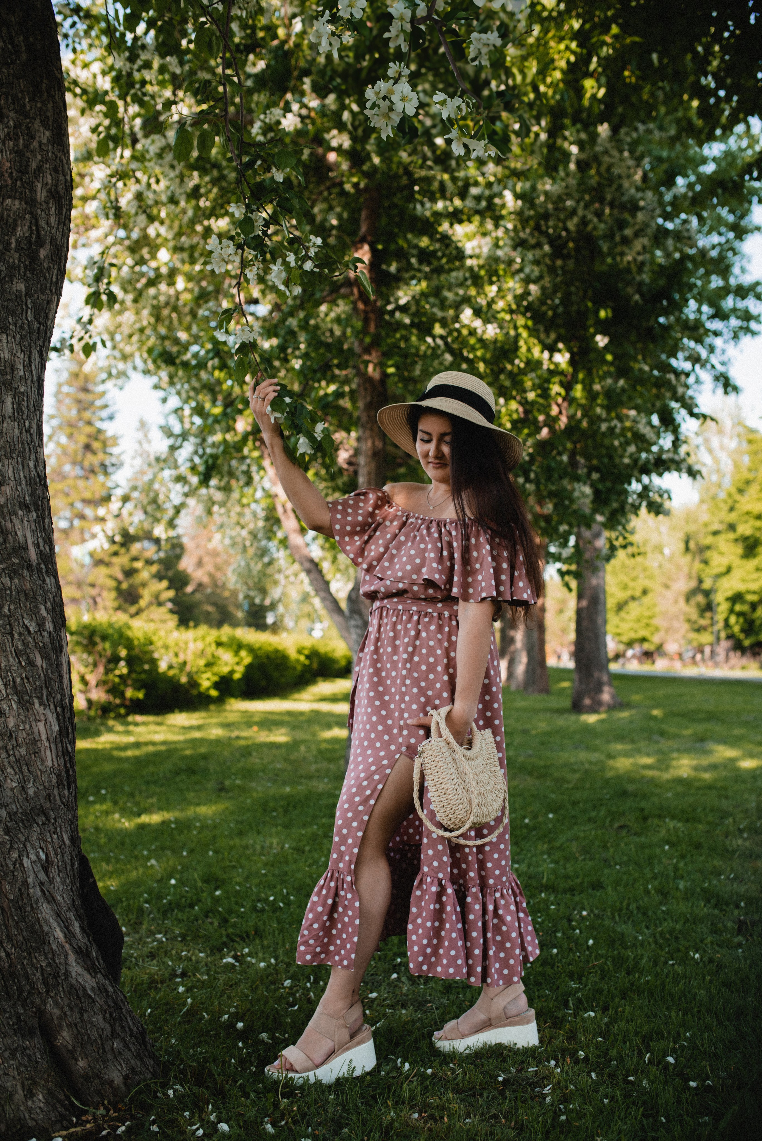 Весенняя фотосессия для девушки. Фотограф в Новосибирске Анастасия Курто