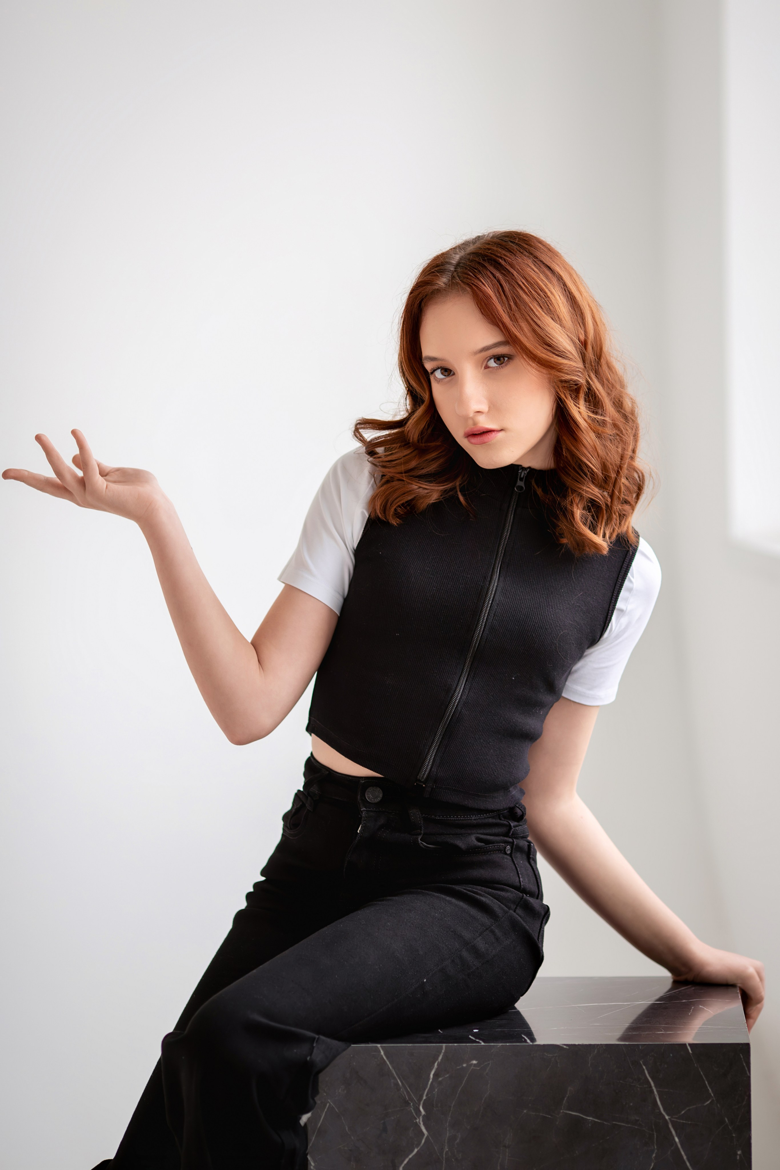 Циклорама. Модельное портфолио. Фотограф в Москве