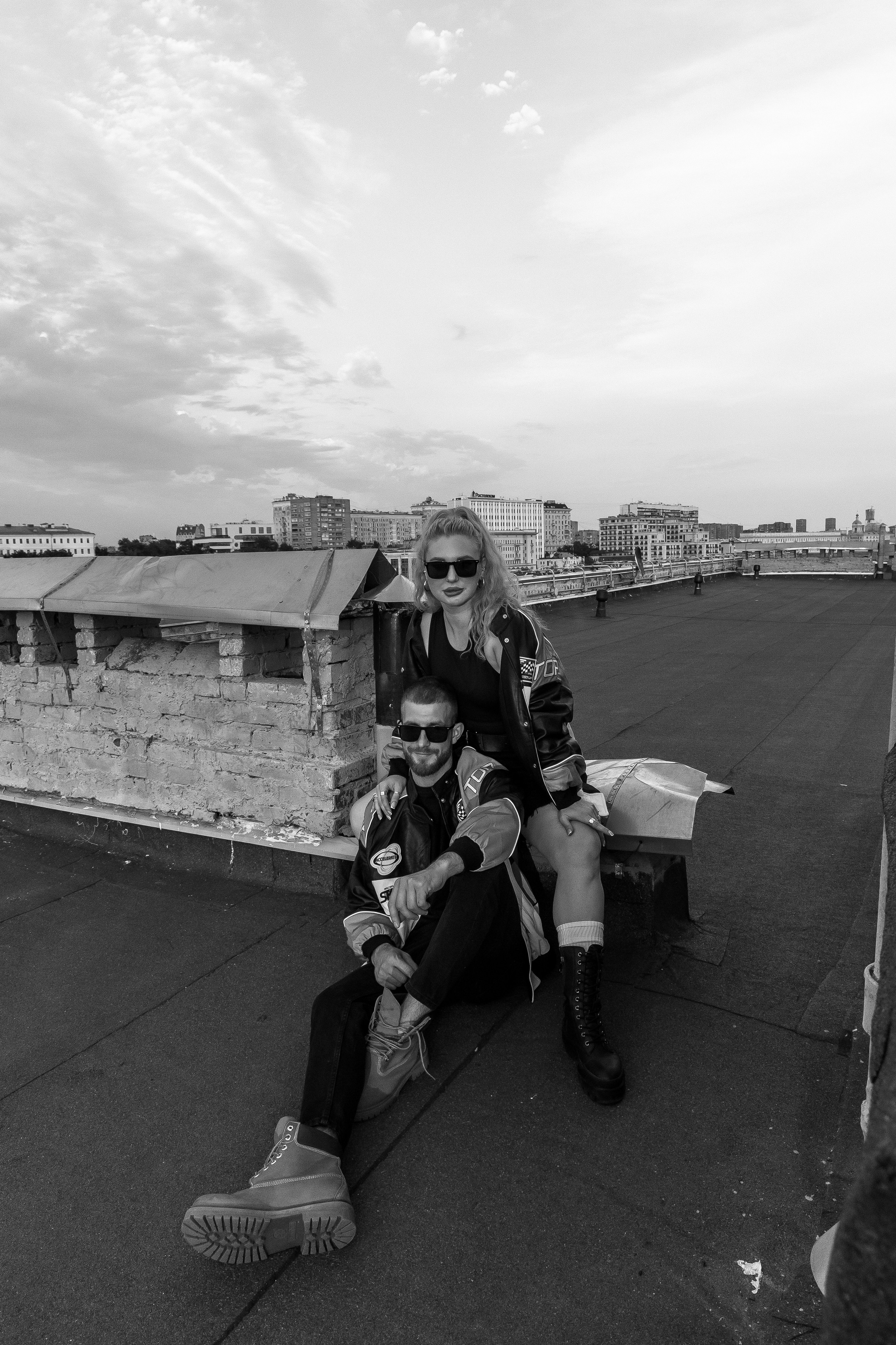 На крыше. Женский фотограф Москва, Лобня