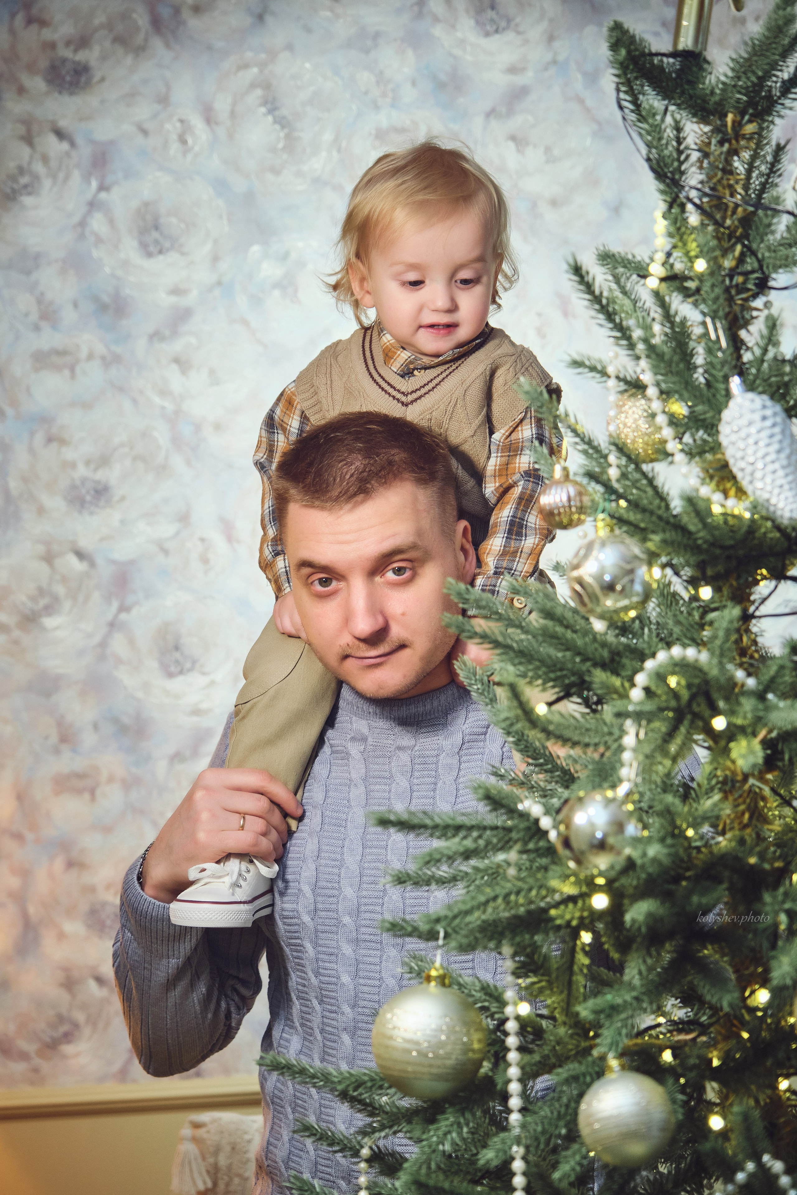 семейная новогодняя фотосессия в Жуковском