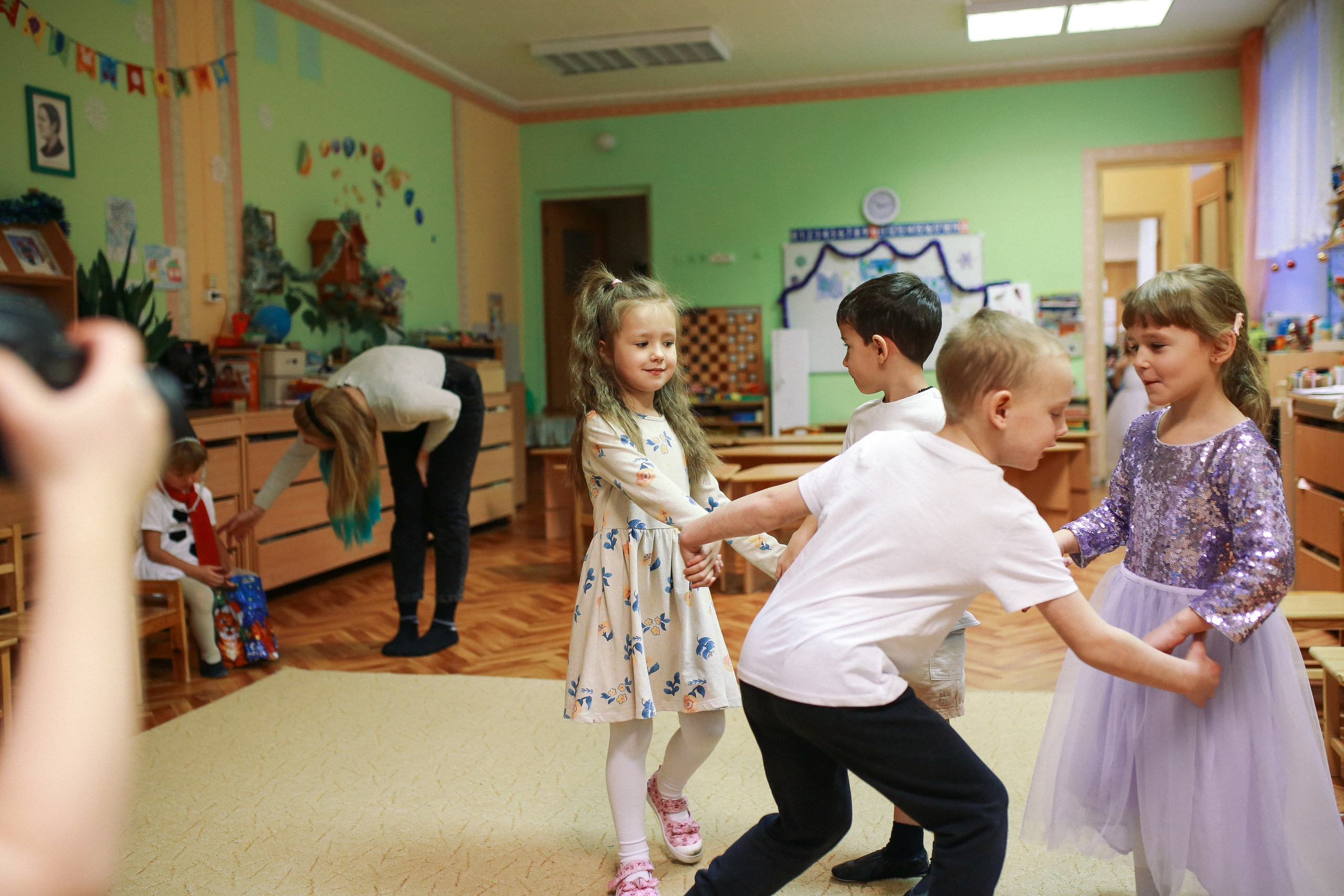 Детский садик будни. Съемки для жителей и гостей Петербурга