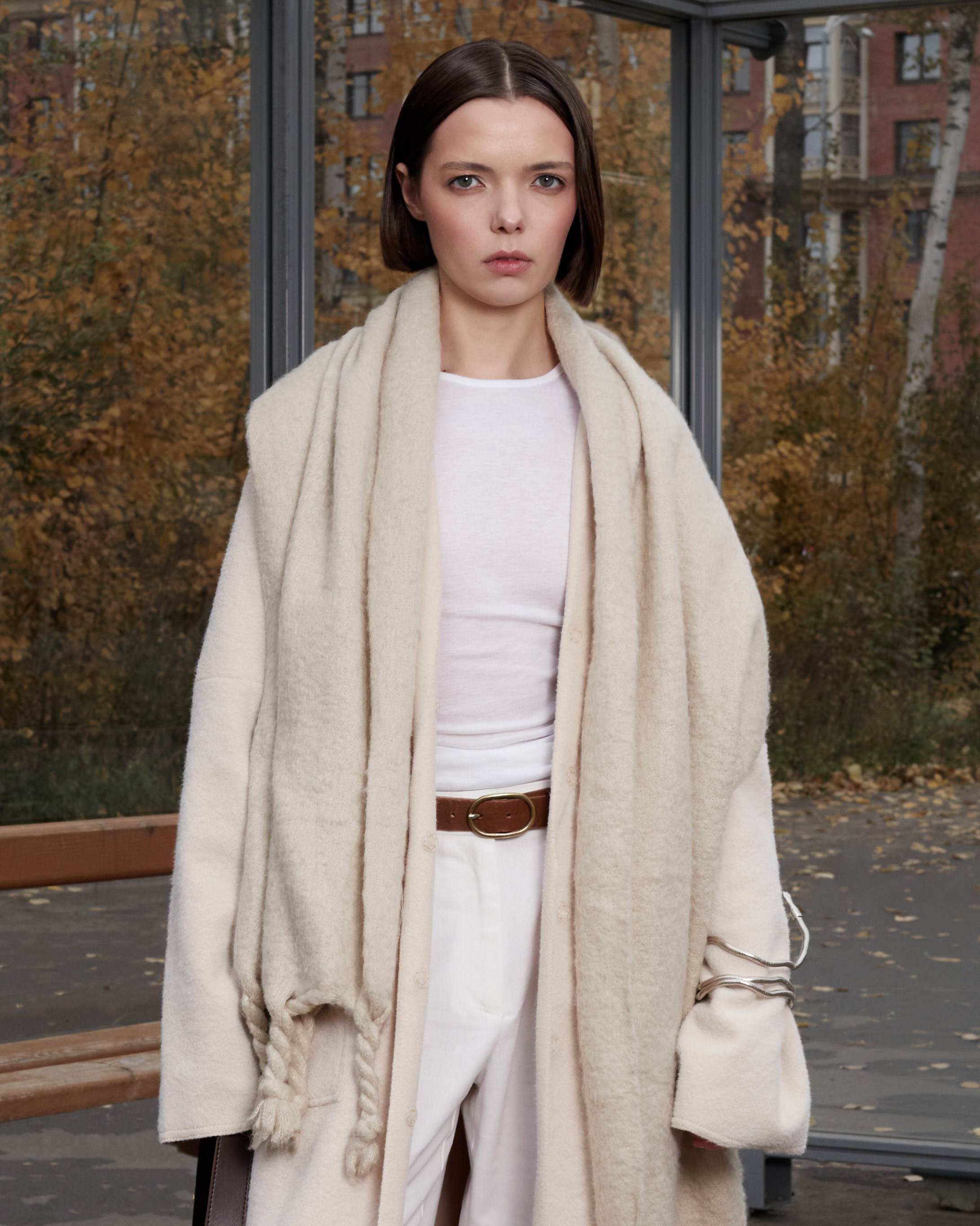 Лукбук на локации (остановка) 2024. Фотограф для брендов в Санкт-Петербурге Шилова Ксения