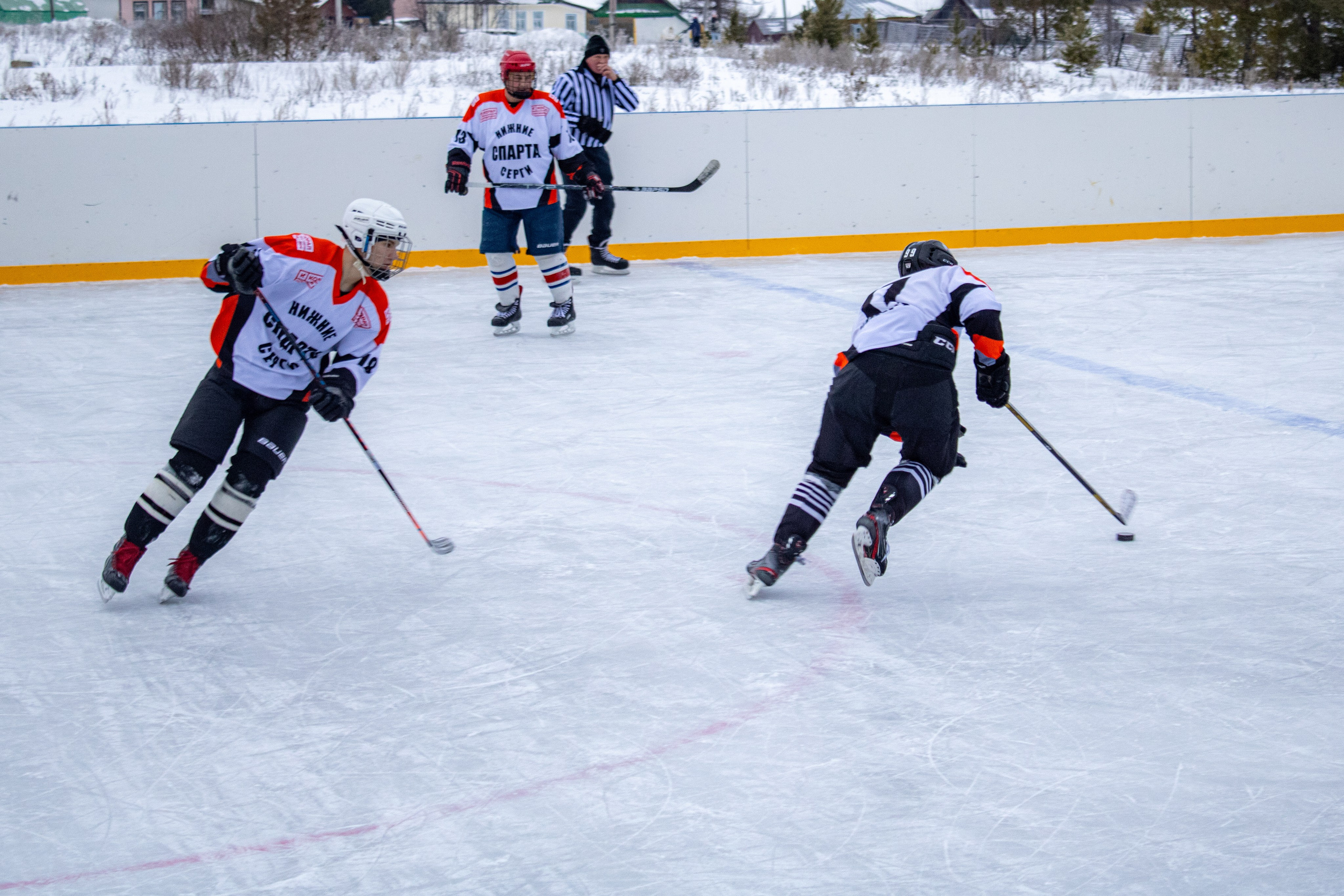 Хоккей г.п Атиг-г.Нижние Серги