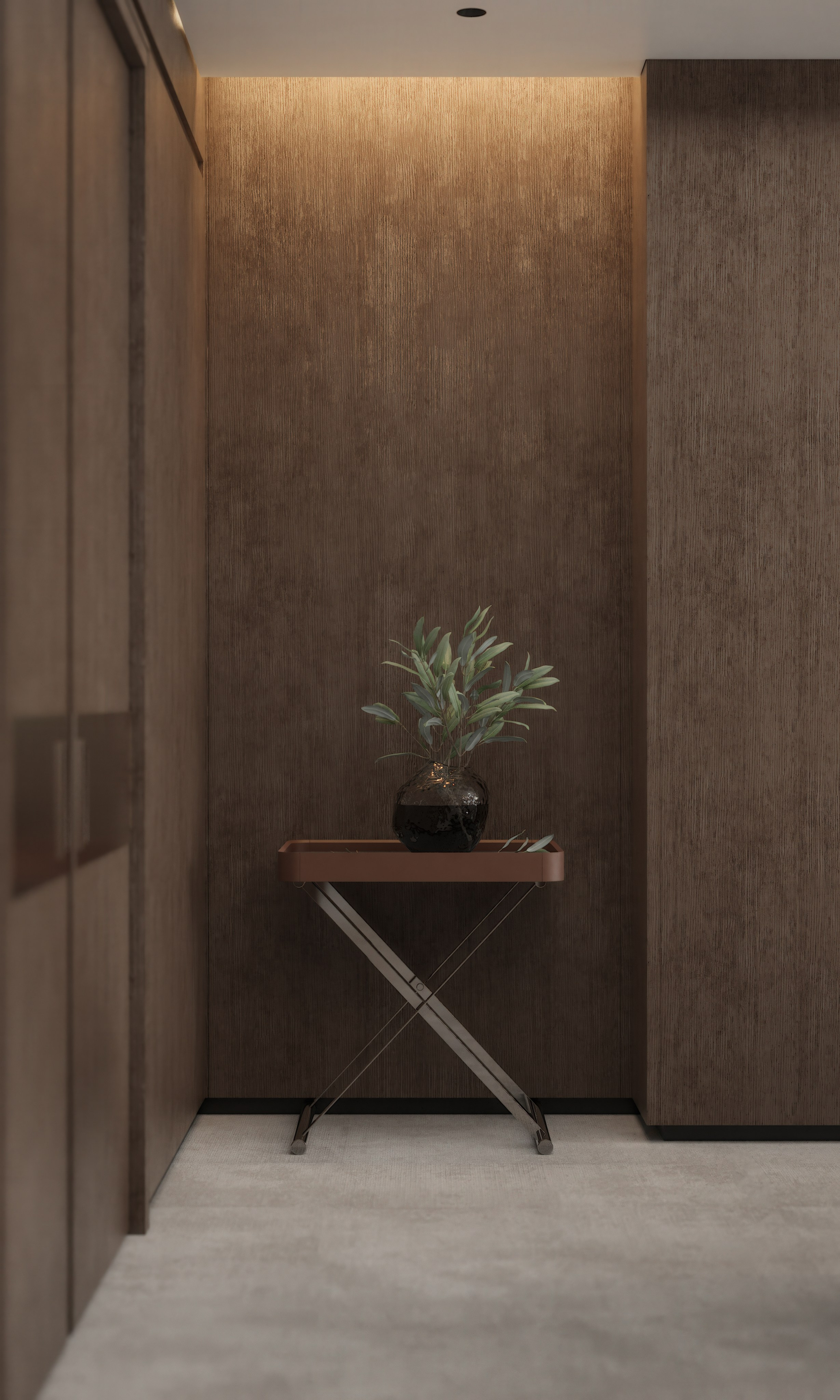 Кабинет руководителя и переговорная № 1. 3D визуализация интерьера и архитектурной среды