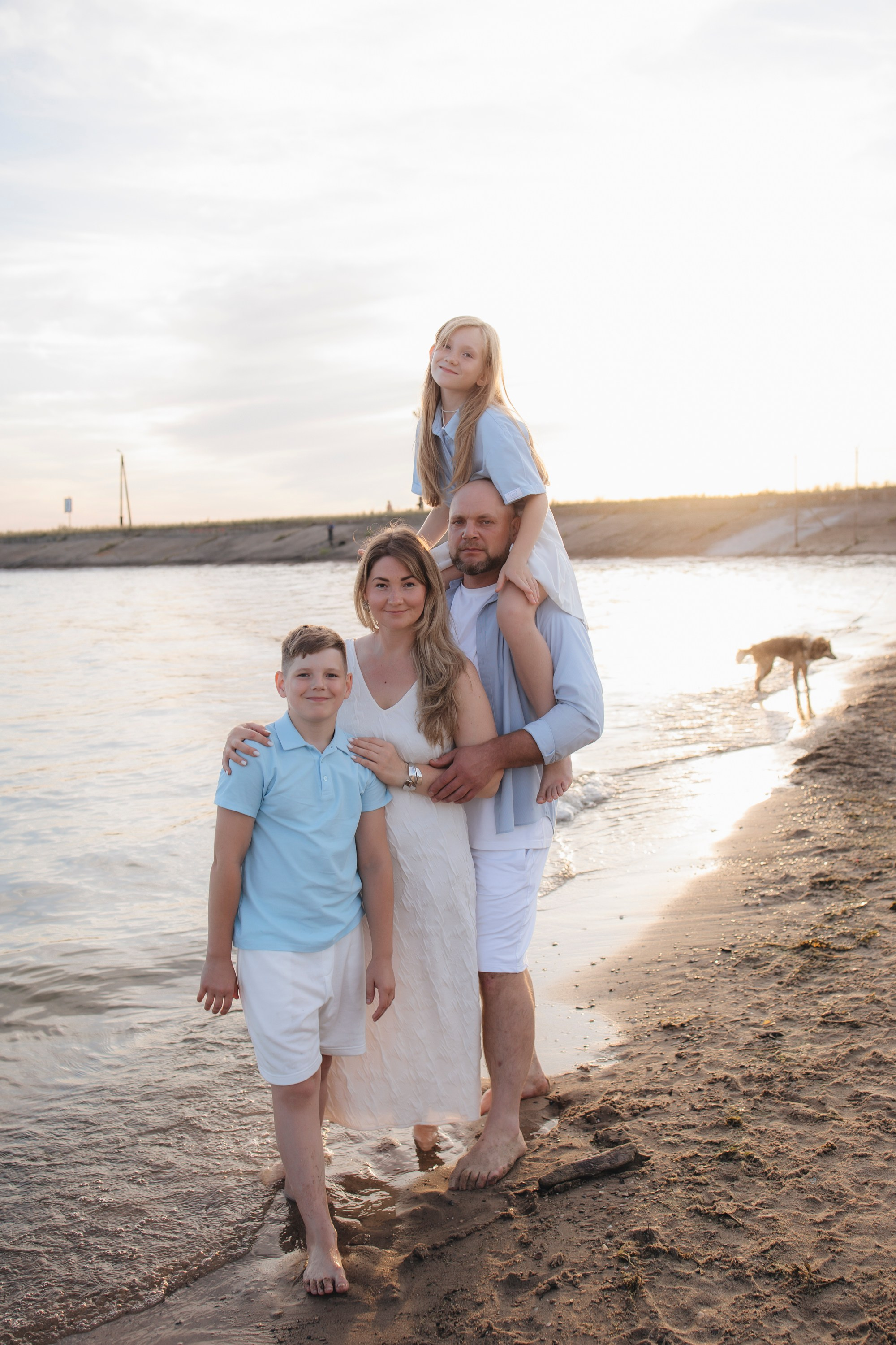 Прогулка на закате. Фотограф Новосибирск