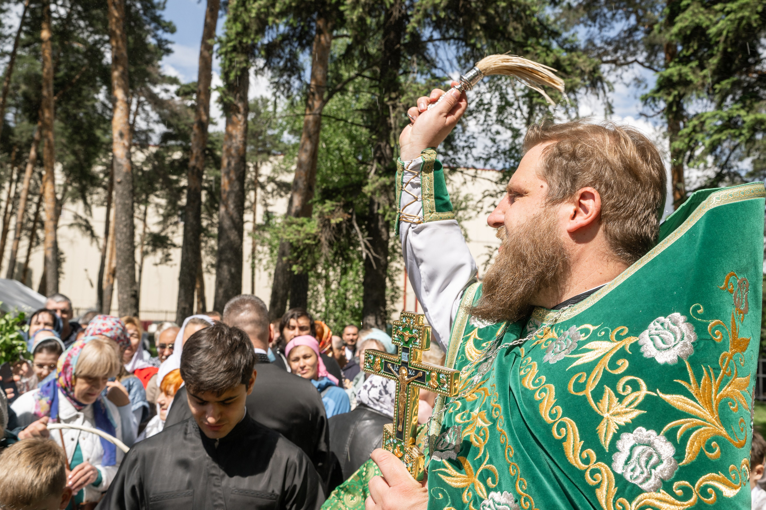 Престольный праздник в храме Троицы Живоначальной. Фотограф Москва/Подмосковье