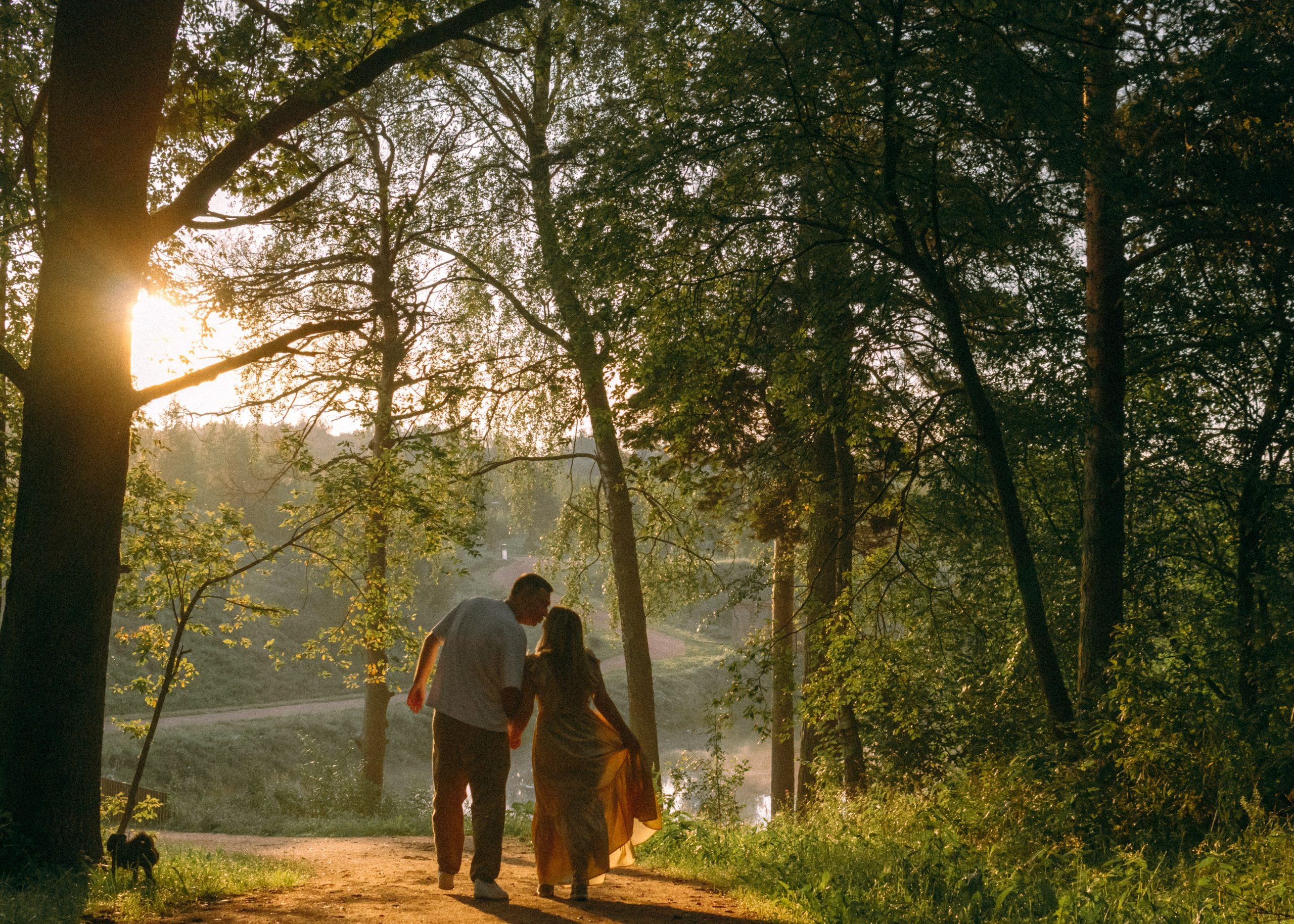 Оксана, Кирилл и Кеша. Фотограф-анималист Ксения Воробьева, Москва