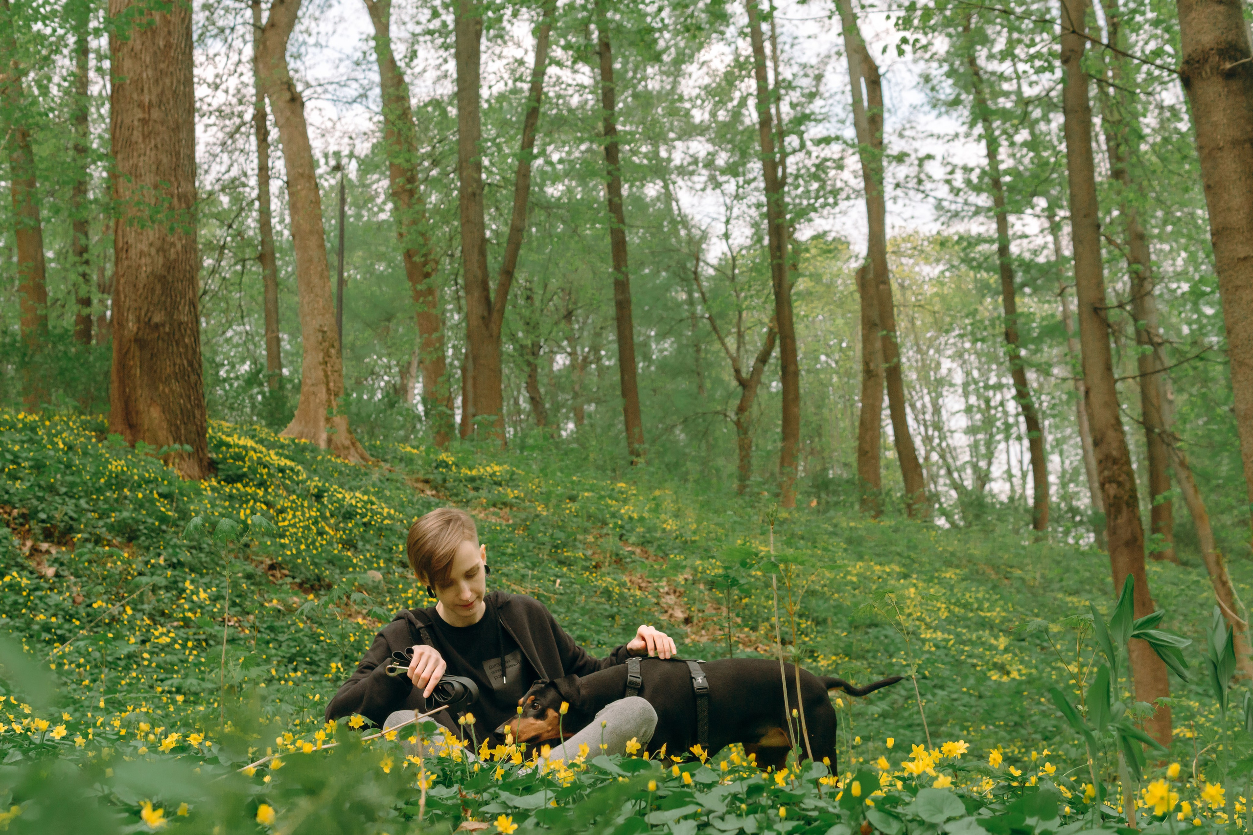 Кира, Максим и Аскара. Фотограф-анималист Ксения Воробьева, Москва