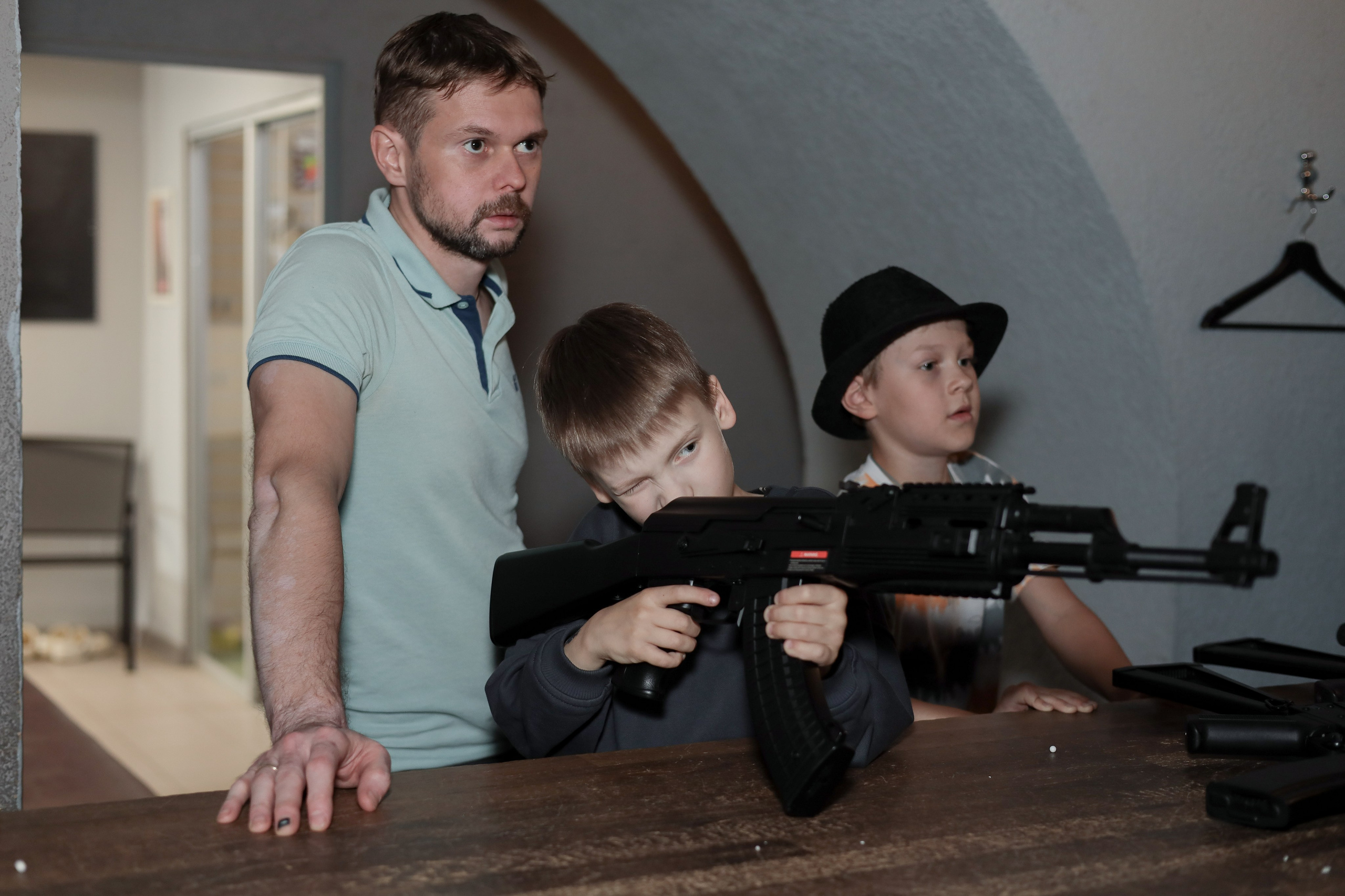 День рождение в стрелковом клубе. Фотограф Надршина Лилия