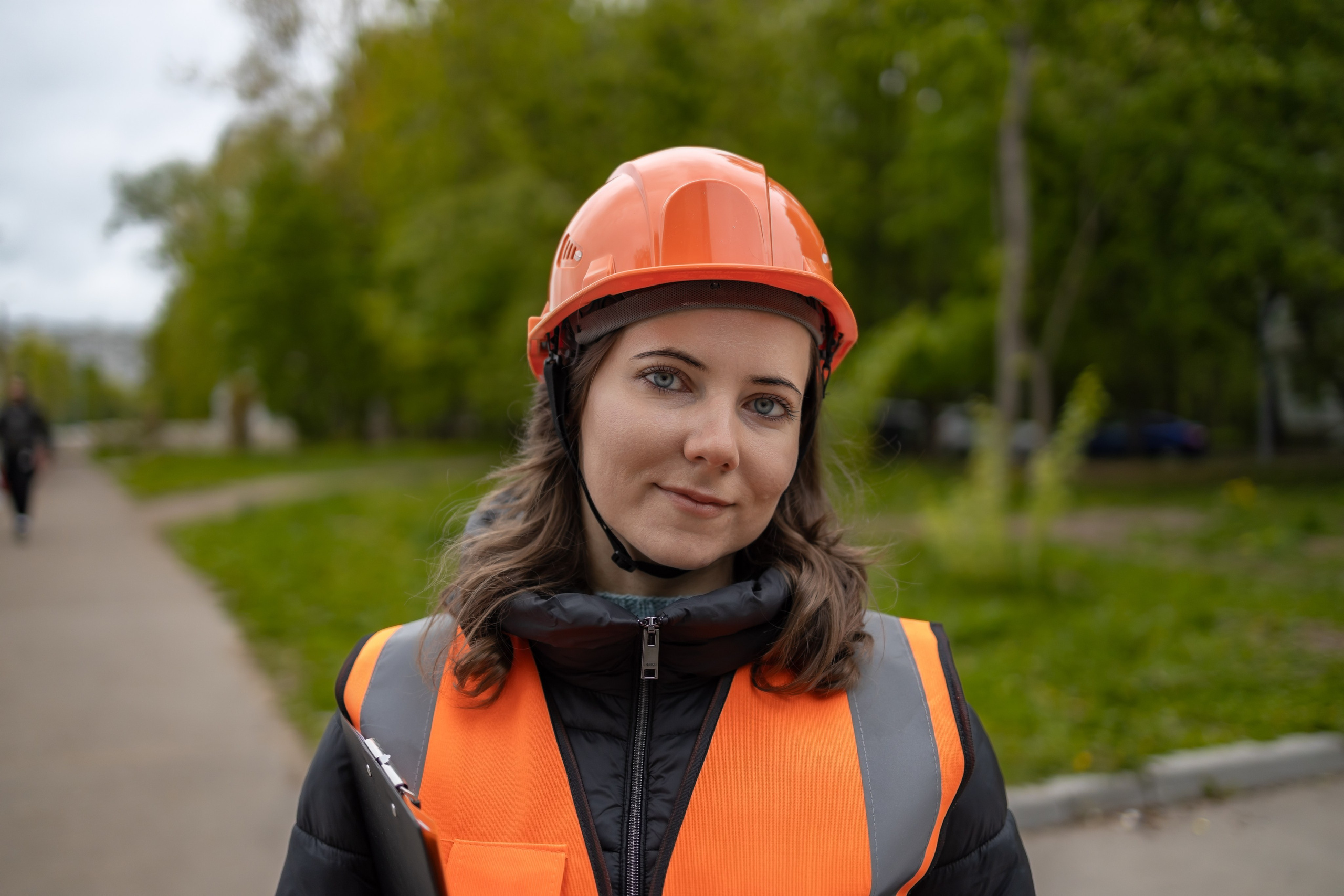 Фотосессия «Стройка» модель Ирина. Репортажный, семейный и студийный фотограф в Москве Демин Алексей