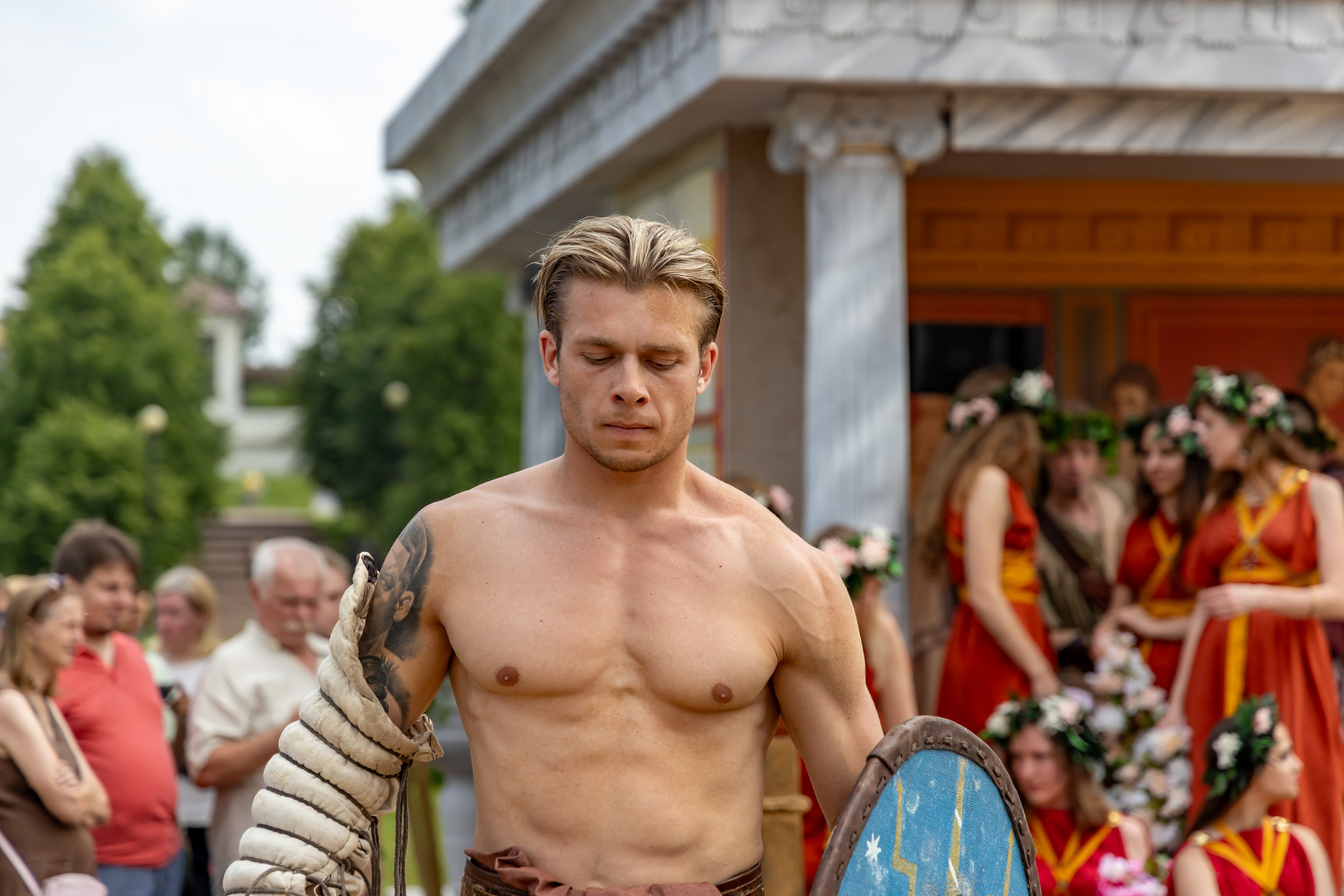 Времена и эпохи 2024. Ростокинский акведук. Площадка Античность. Репортажный, семейный и студийный фотограф в Москве Демин Алексей