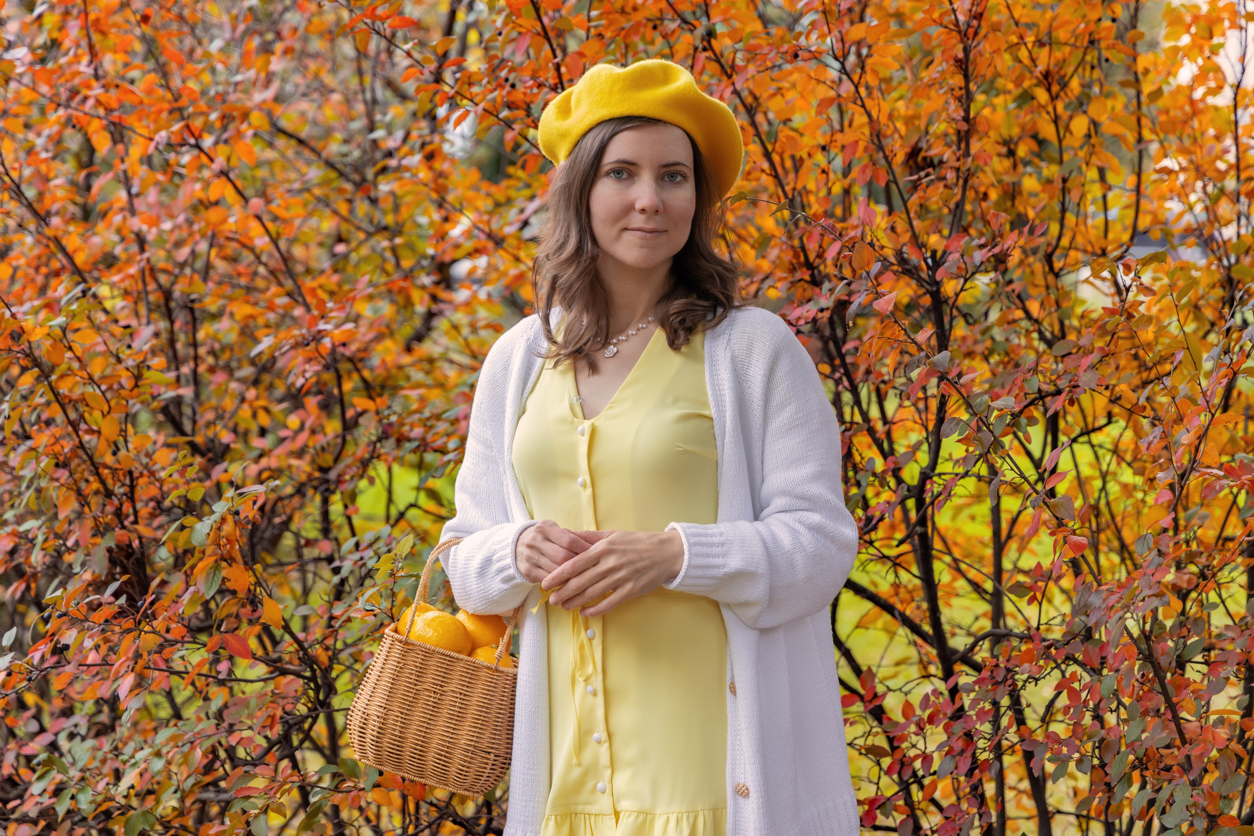 Жёлтая осень и ретро-велосипед. Репортажный, семейный и студийный фотограф в Москве Демин Алексей