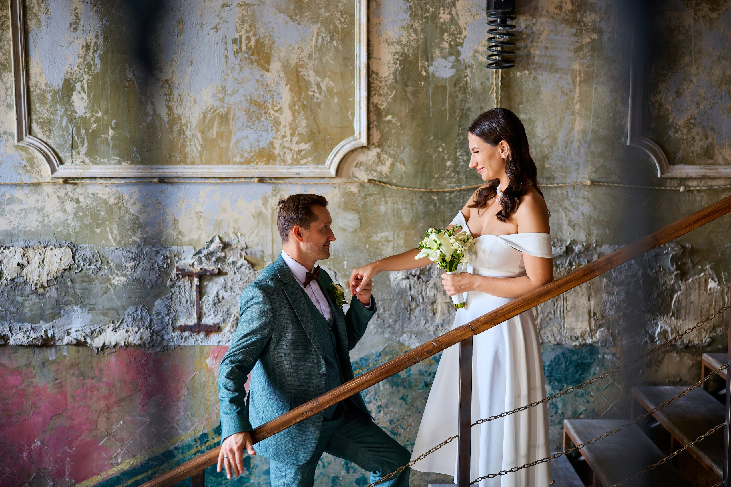 Свадебная фотосессия в Кинопарке Москино. Свадебный фотограф Сергей Колбинский