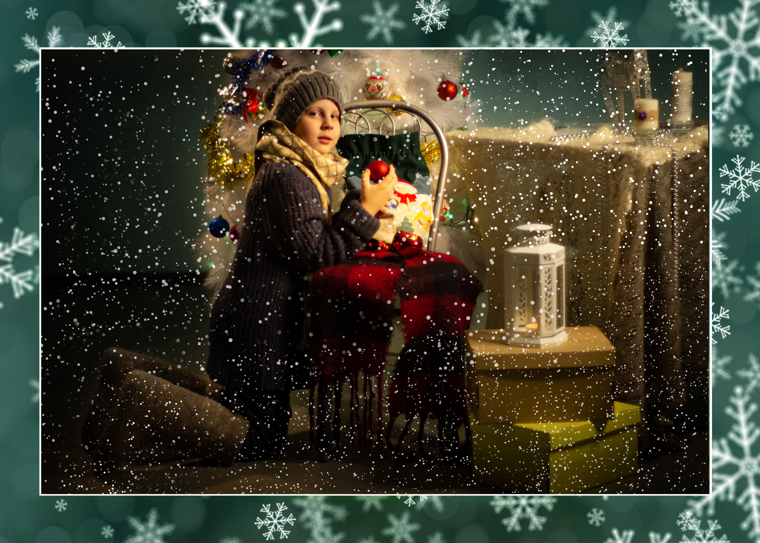 Детская новогодняя фотосессия. Фотограф в Москве Юлия Карпова