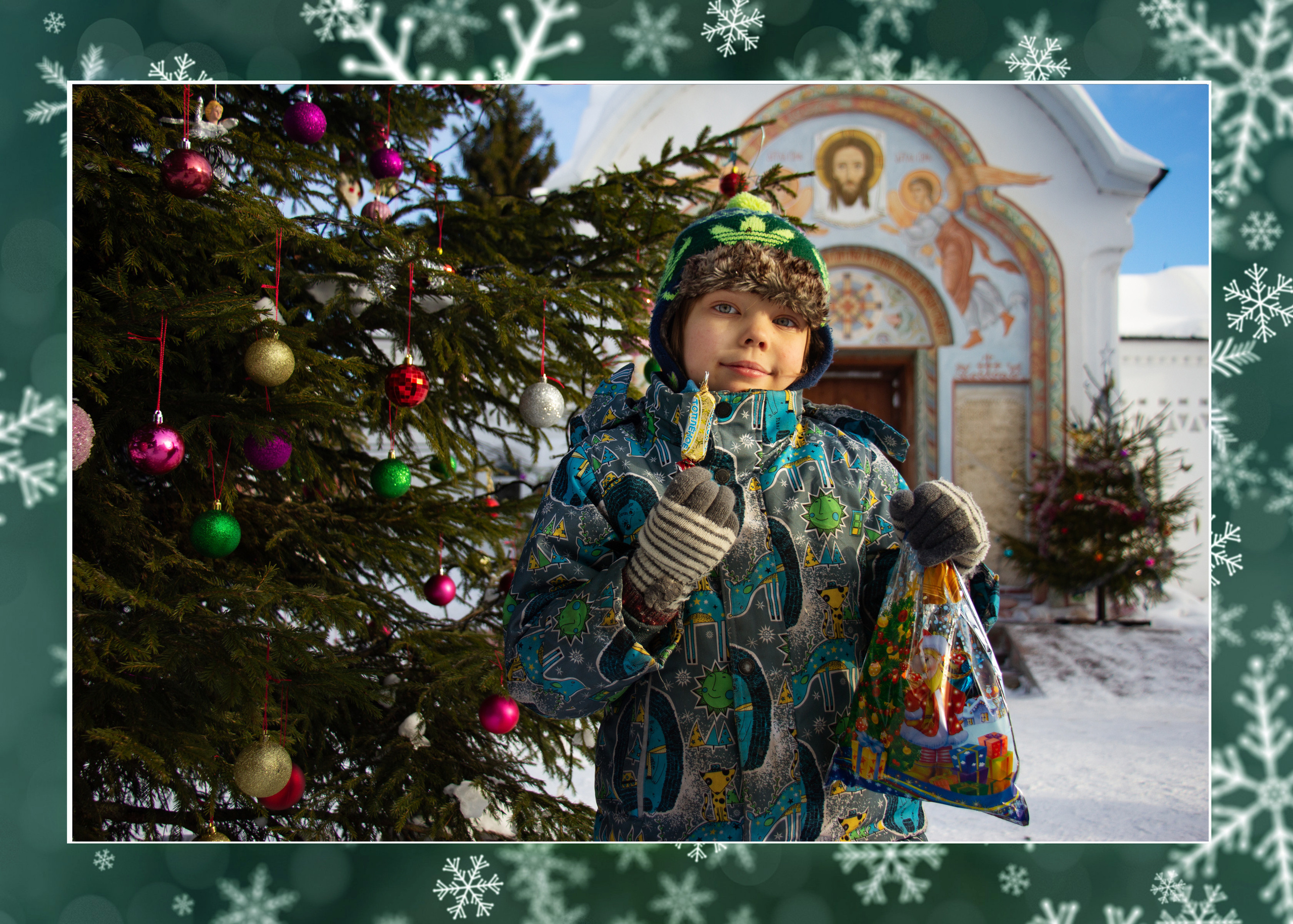 Детская новогодняя фотосессия. Фотограф в Москве Юлия Карпова