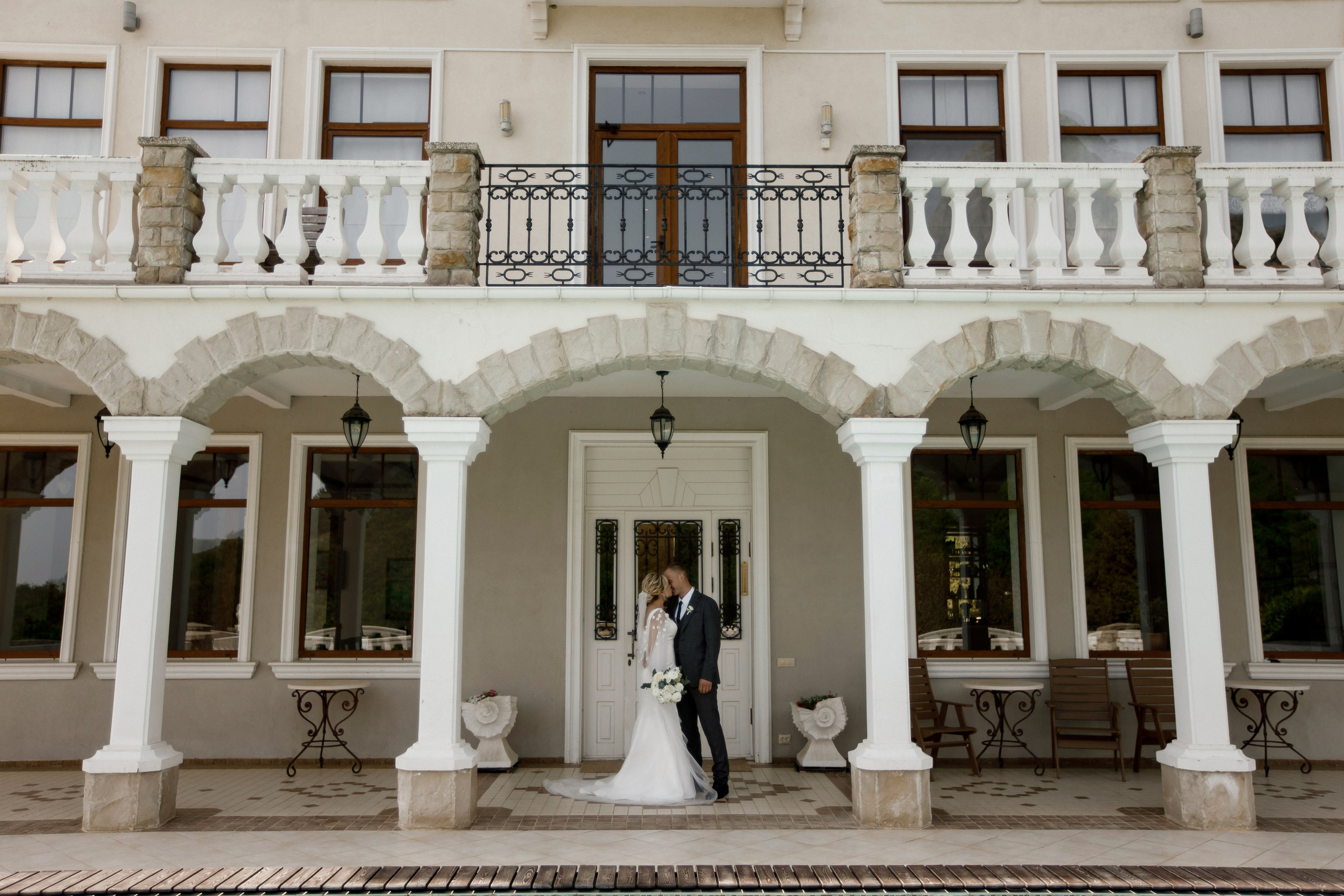 Денис и Алина. Белый замок. Фотограф Анна Лейман. Севастополь