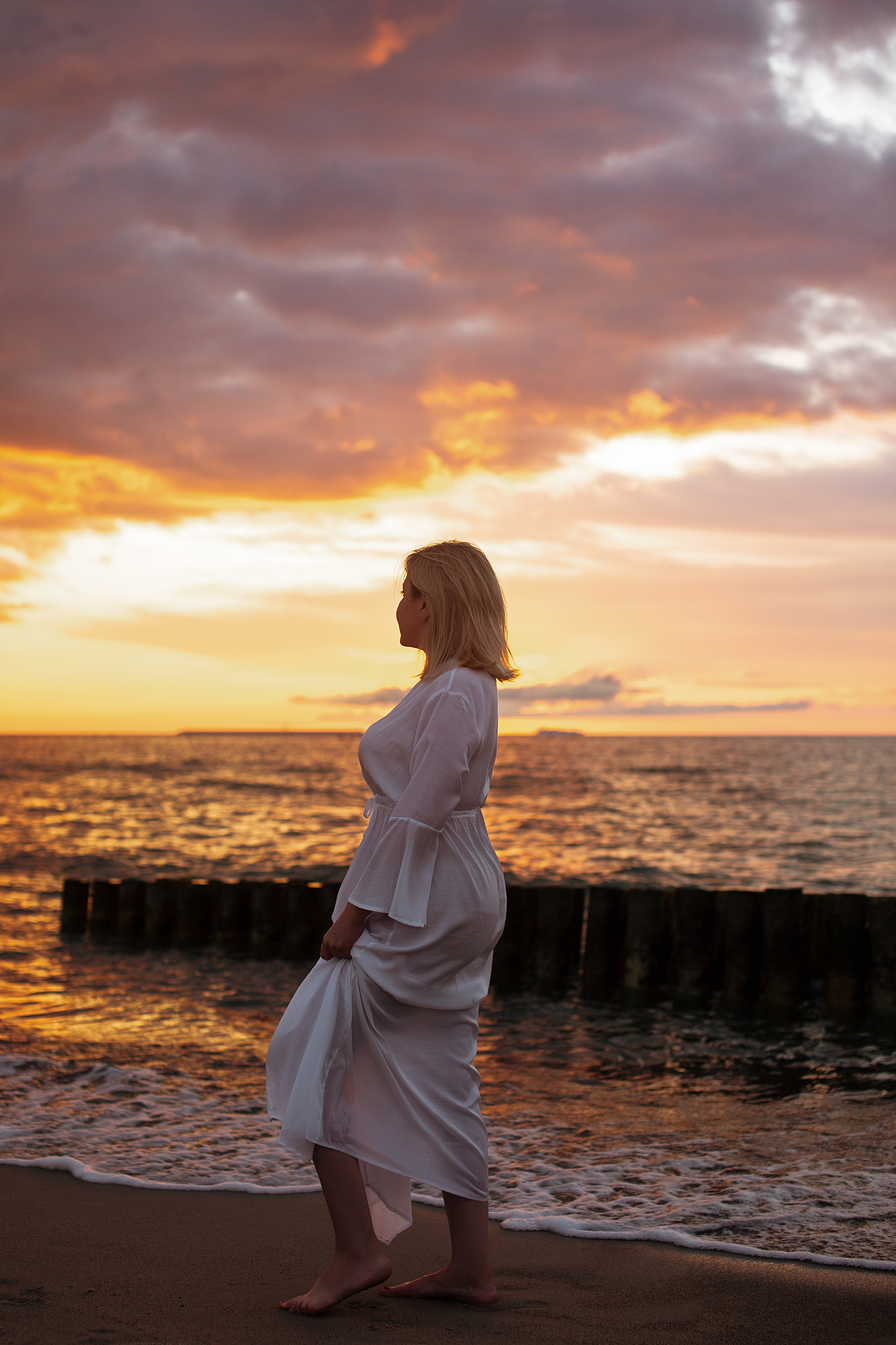 На закате Зеленоградск. Https://malovafoto.ru