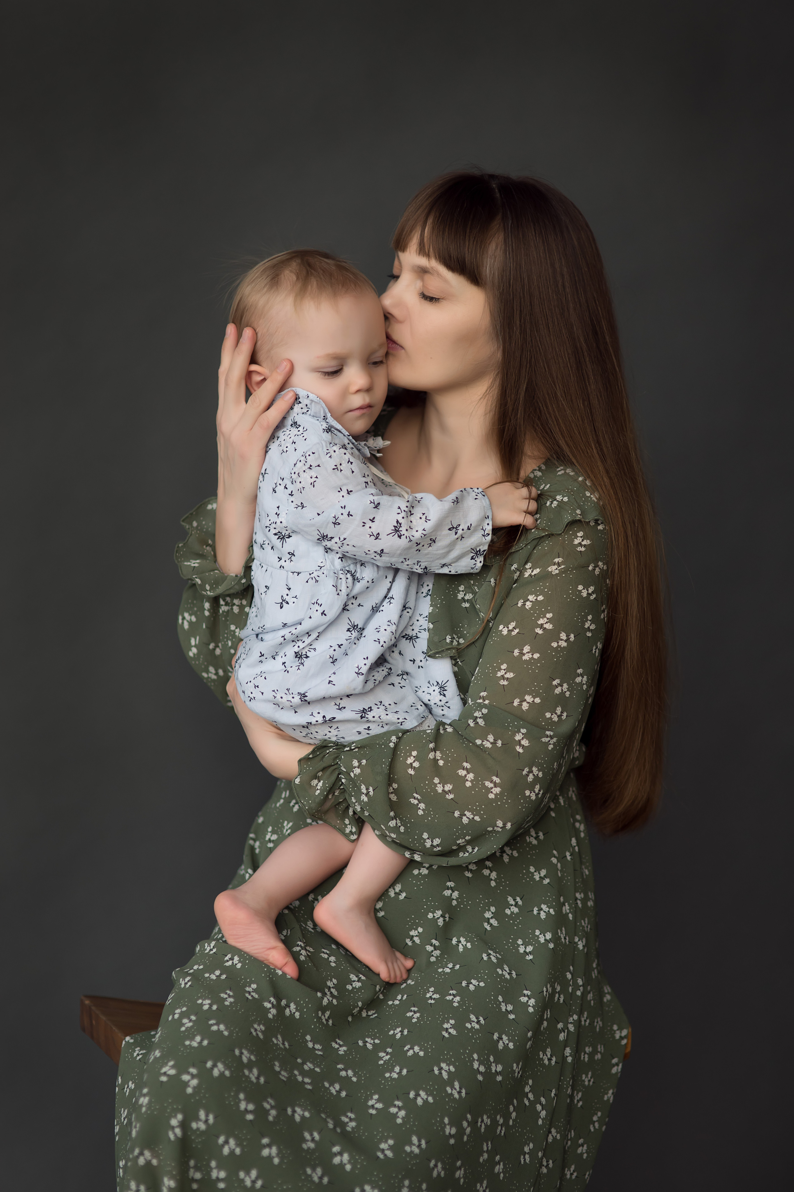 портрет мамы с малышкой