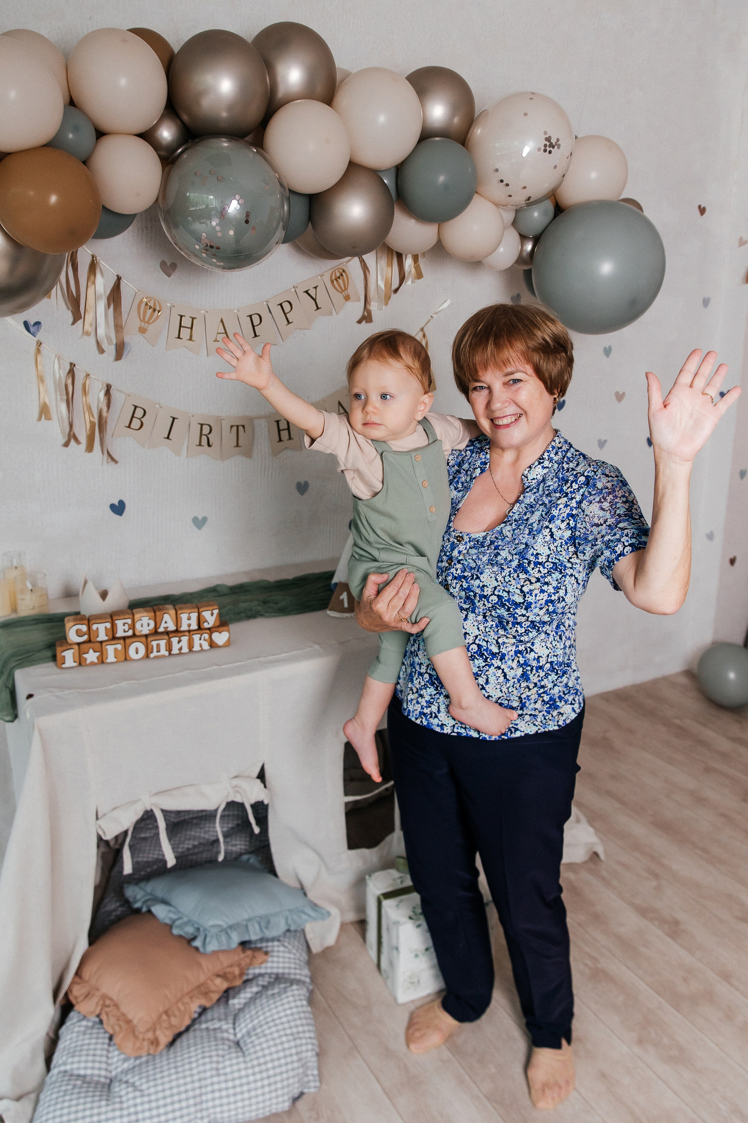 Фотосессия на 1 годик, детская фотостудия Кемерово