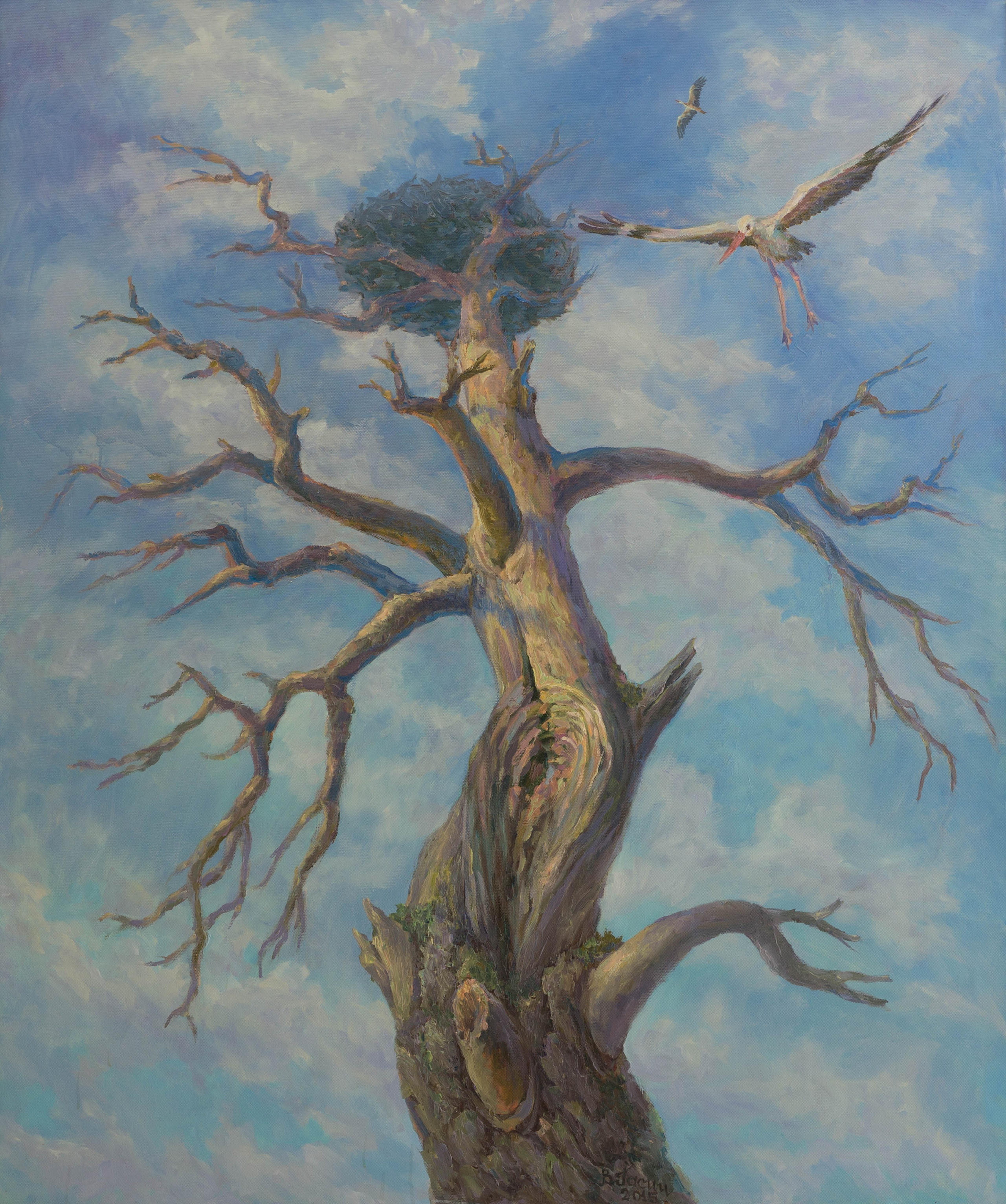 Жизнь продолжается!Life goes on!120х100см, масло на холсте, 2015 