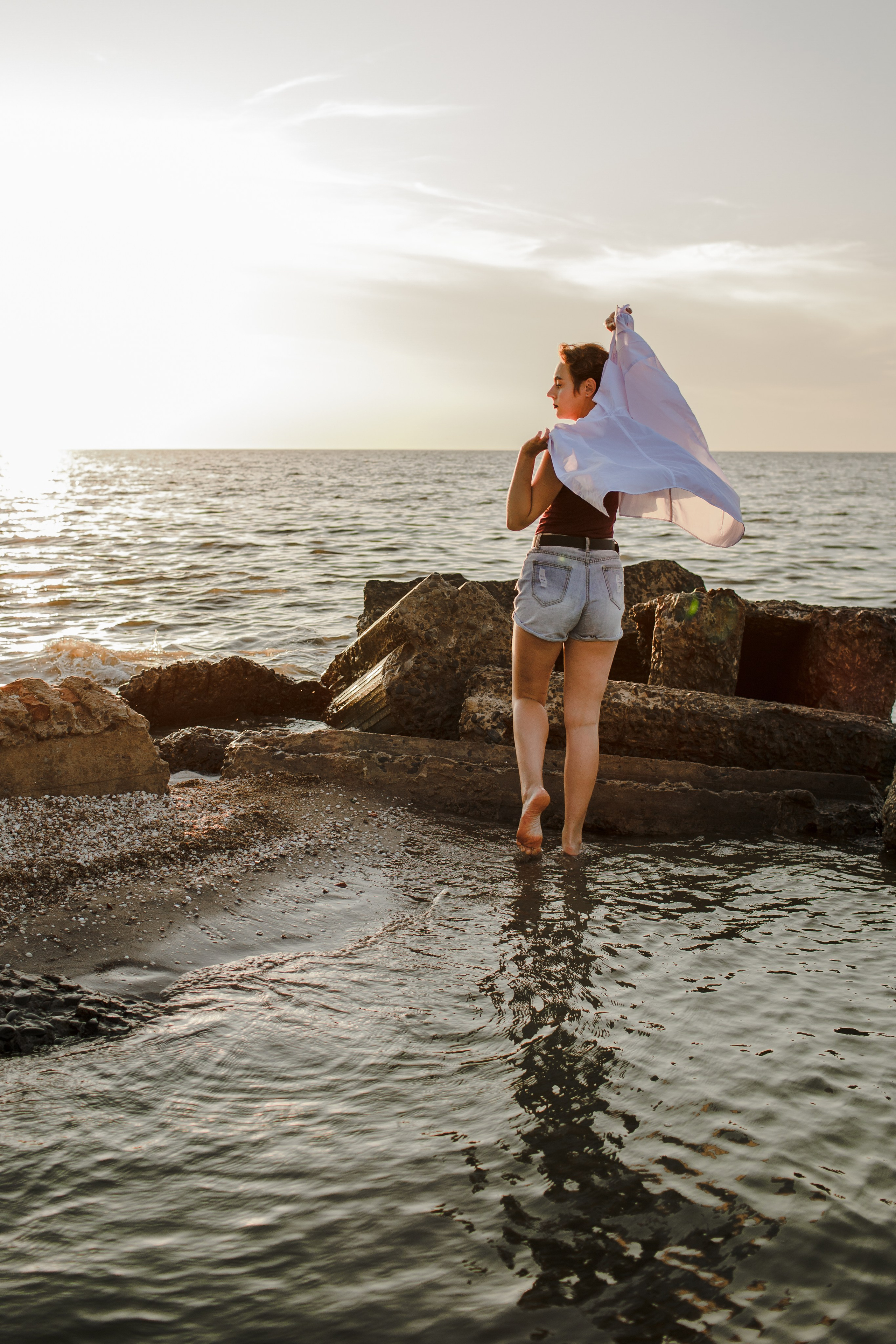 Портрет на море. Свадебный фотограф Кирилл Белый
