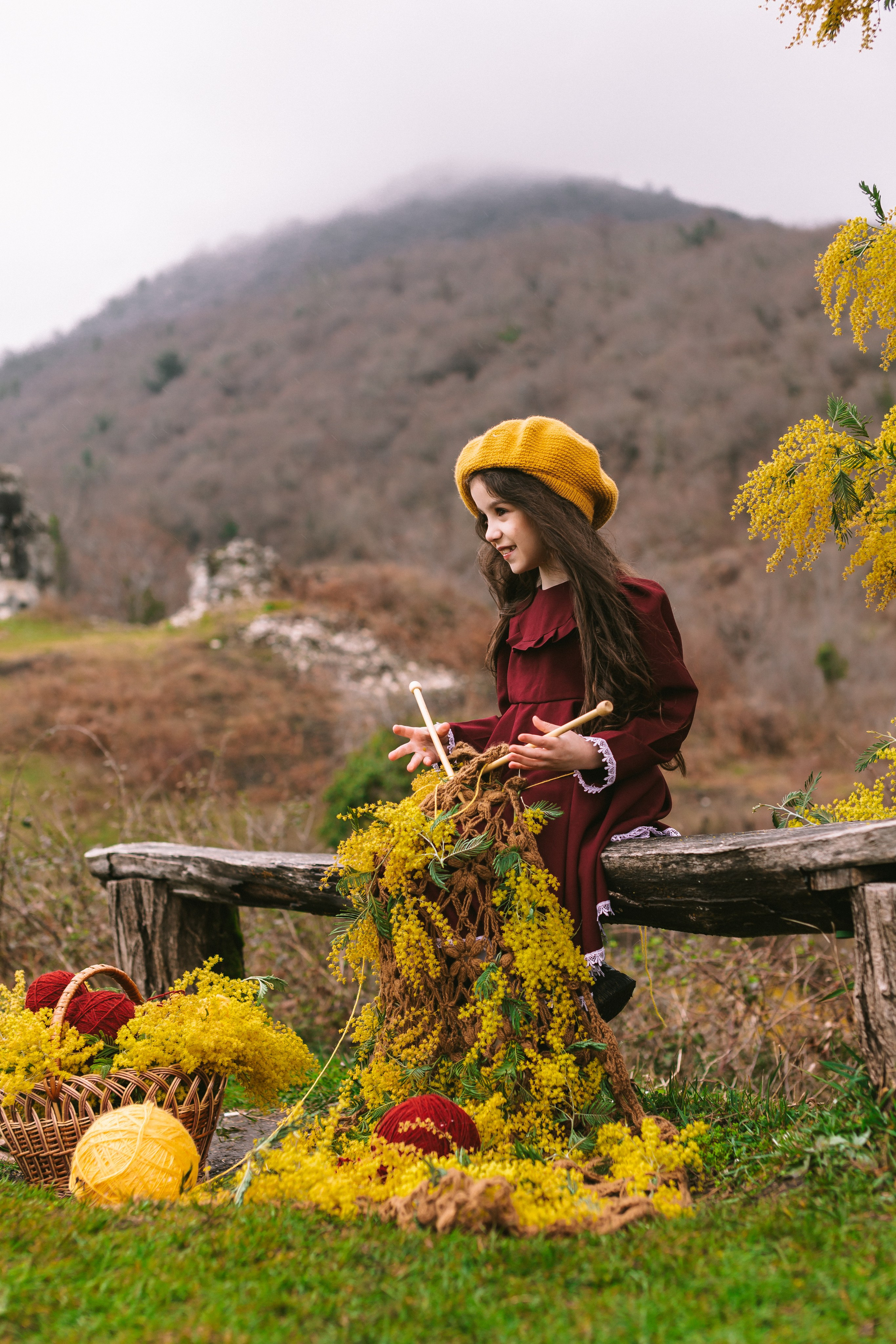 Девочка в горах. Семейный и художественный фотограф в Тюмени Юлия Логинова