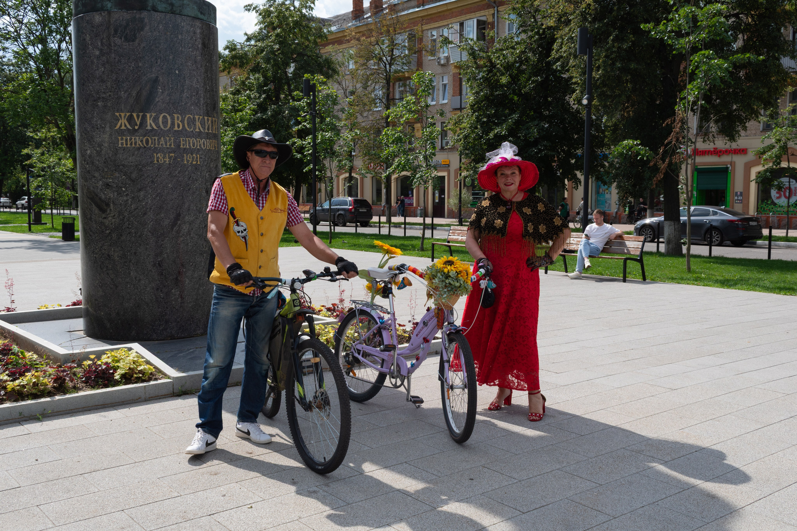 «Леди на велосипеде» — велопробег по г. Жуковскому 2025. Репортажный фотограф Сыбер Мартти
