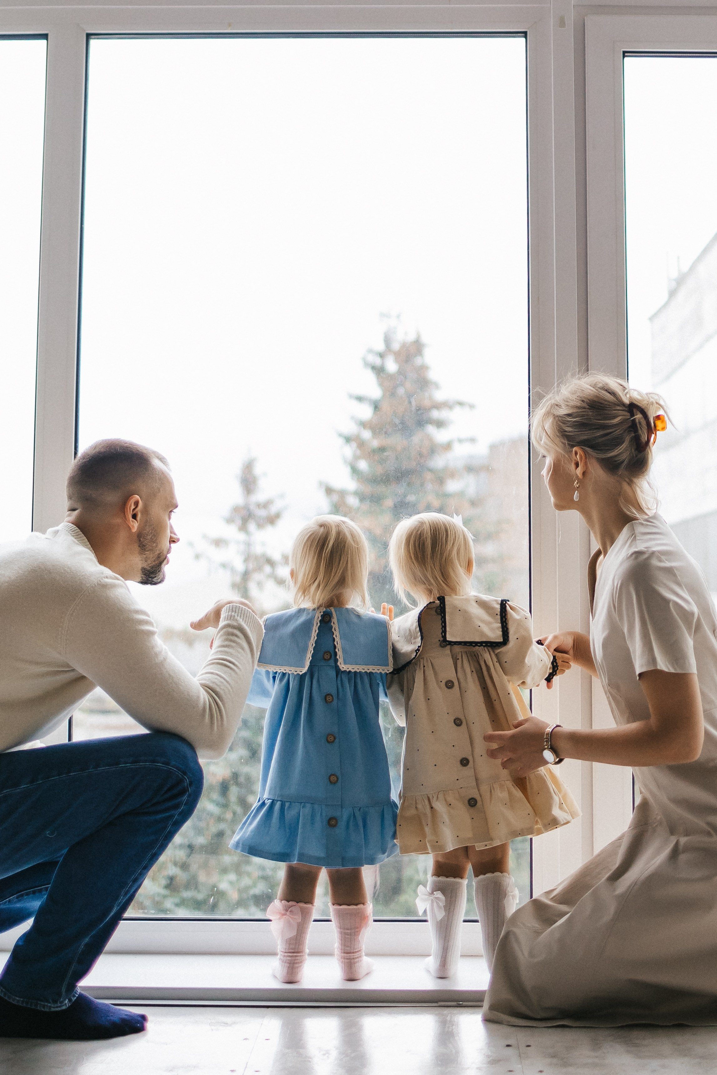 Сергей, Екатерина, Маша и Аня. Фотограф Нижний Новгород