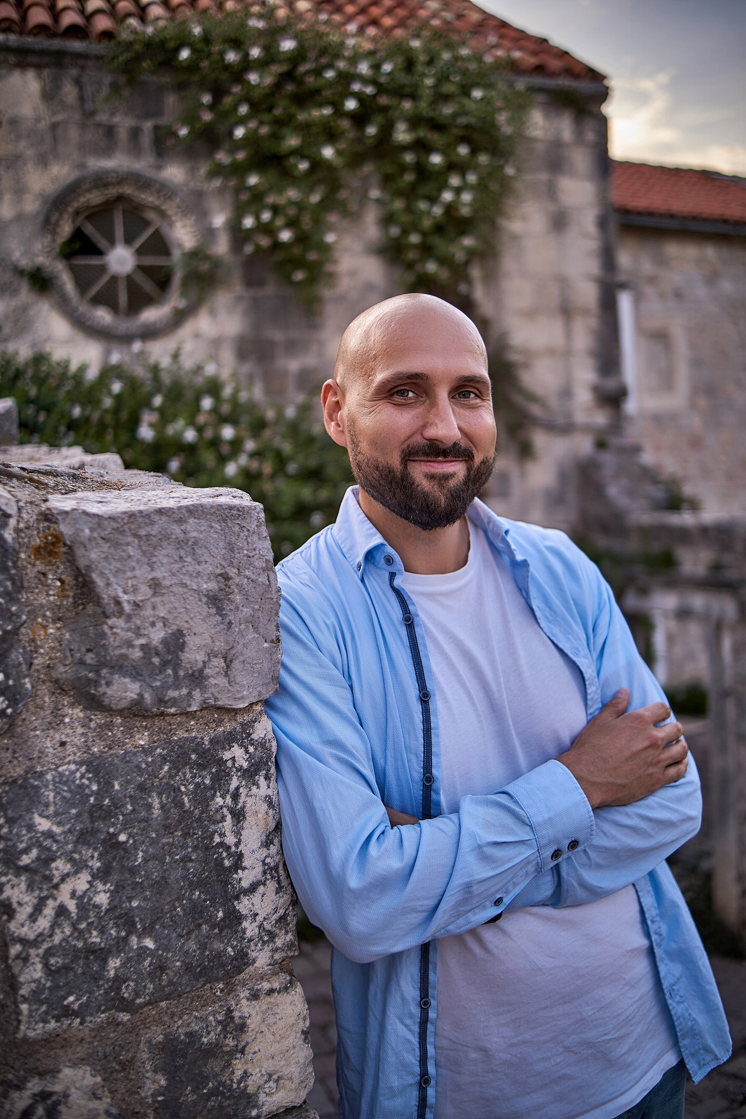 Мужской портрет для Валентина, Будва